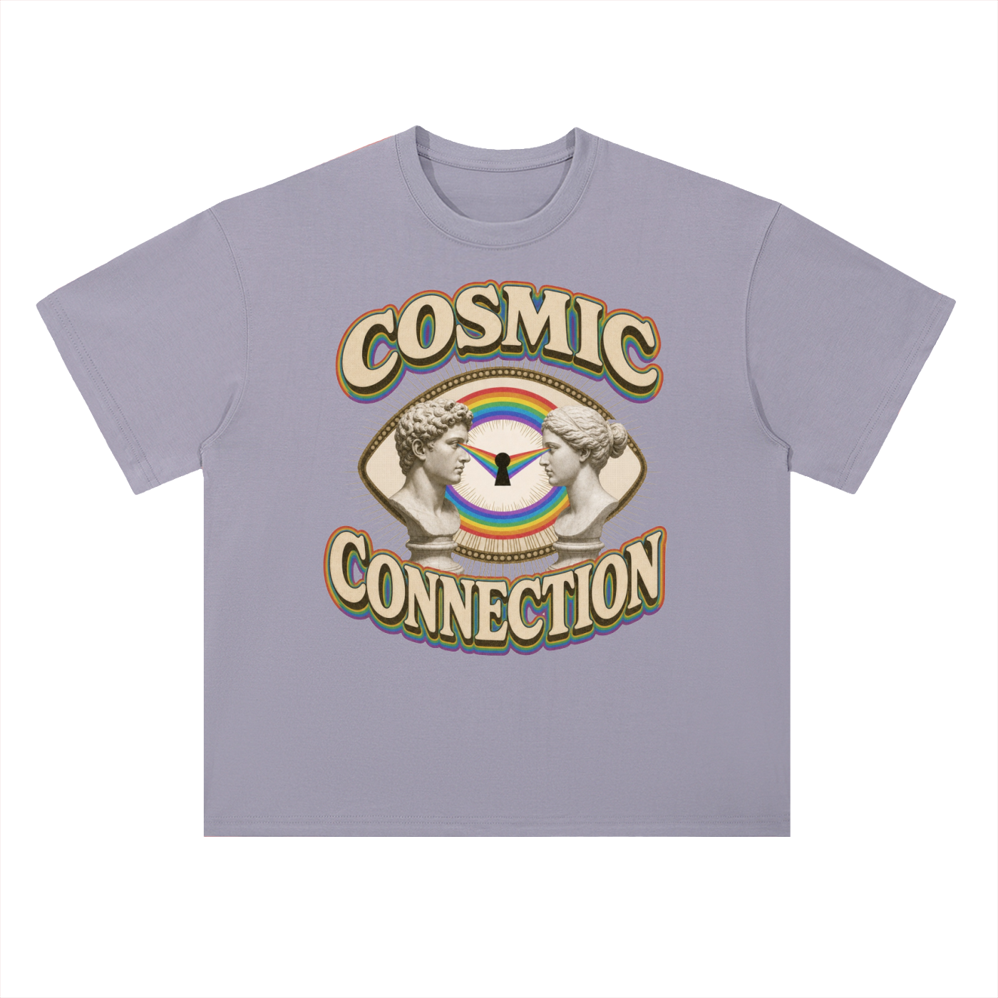 Cosmic Connection // Heavyweight Drop Shoulder Cotton T-Shirt