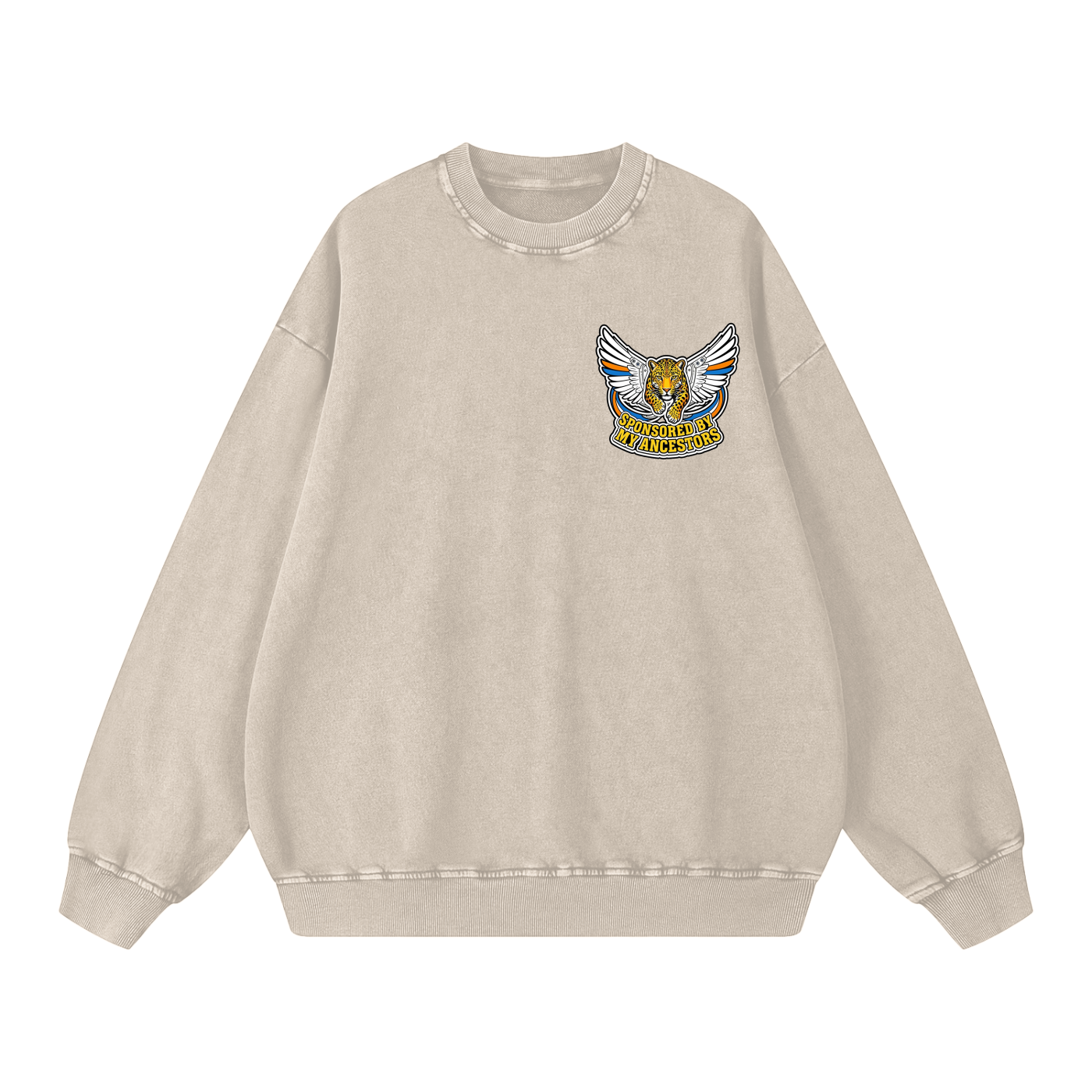 Sponsored by My Ancestors // Snow Washed Oversized Sweatshirt