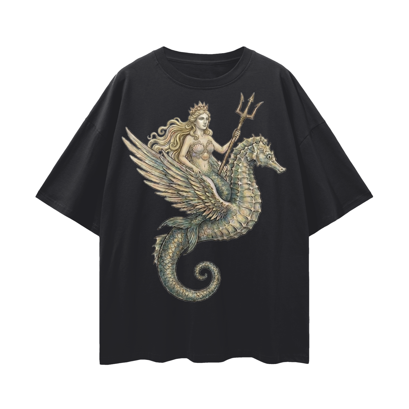 Sea Queen // Oversized Drop Shoulder T-Shirt