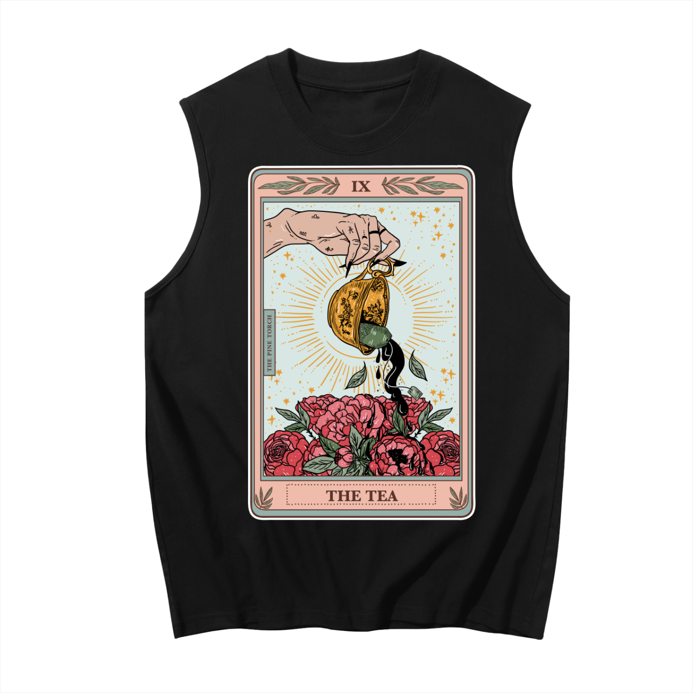 The Tea // Unisex Boxy Cotton Tank