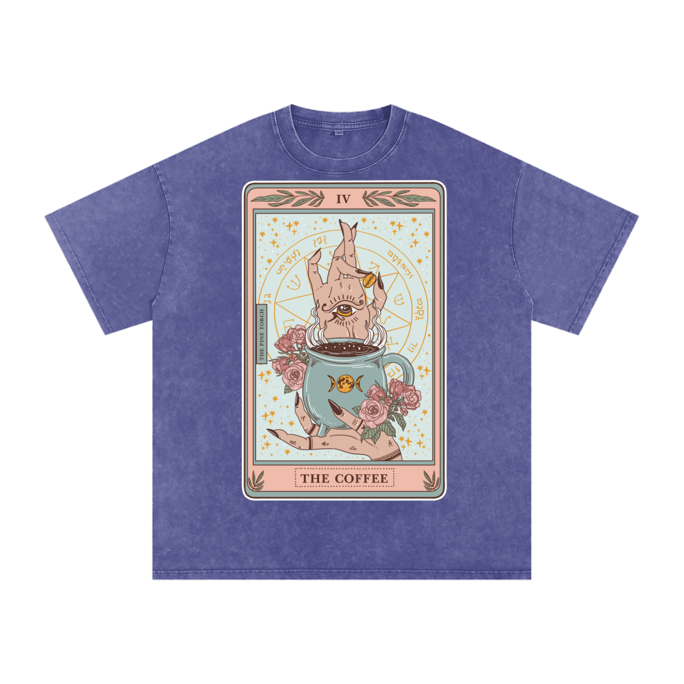 The Coffee // Snow Washed Oversized Cotton T-Shirt
