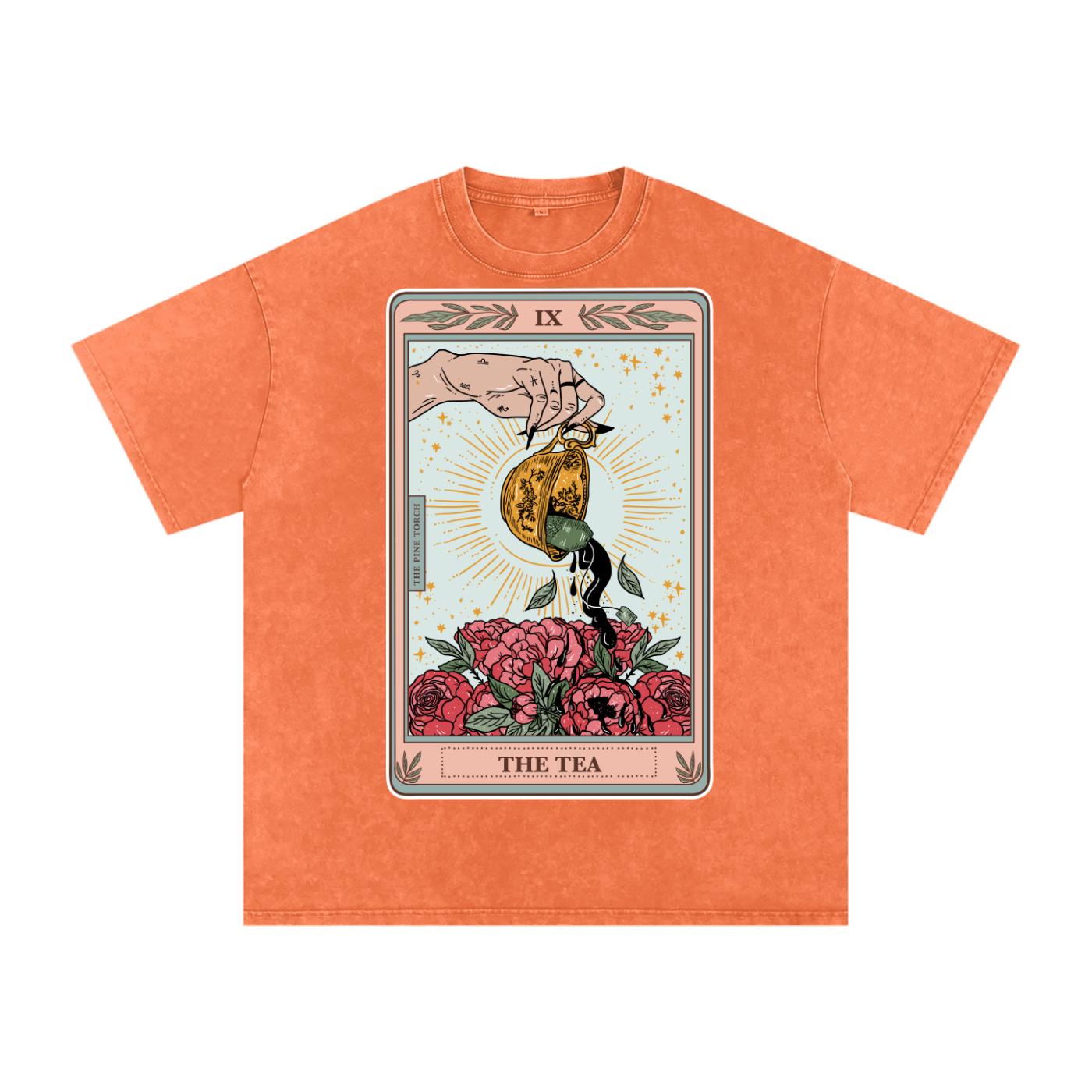 The Tea // Snow Washed Oversized Cotton T-Shirt
