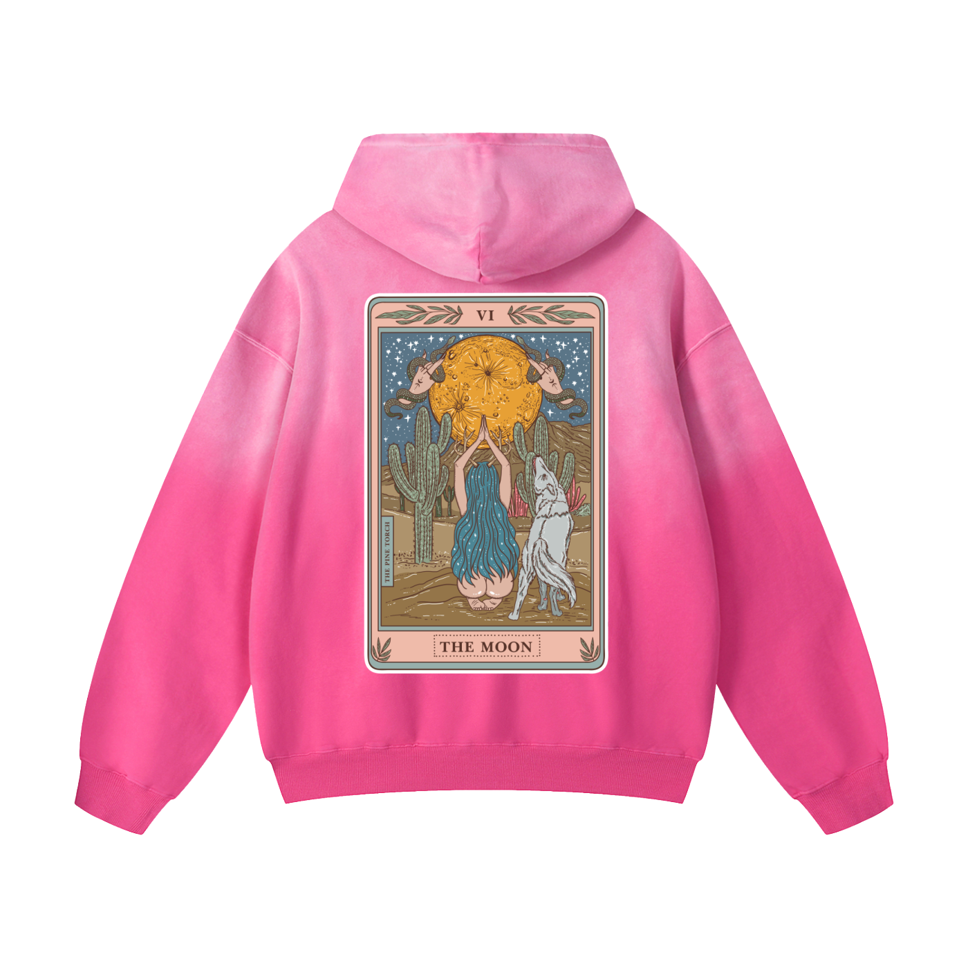 The Moon // Heavyweight Sunfade Oversized Hoodie
