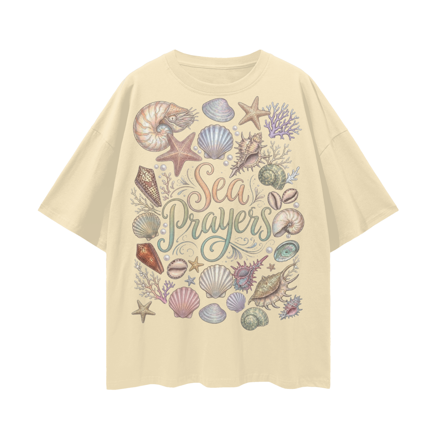 Sea Prayers // Oversized Drop Shoulder T-Shirt