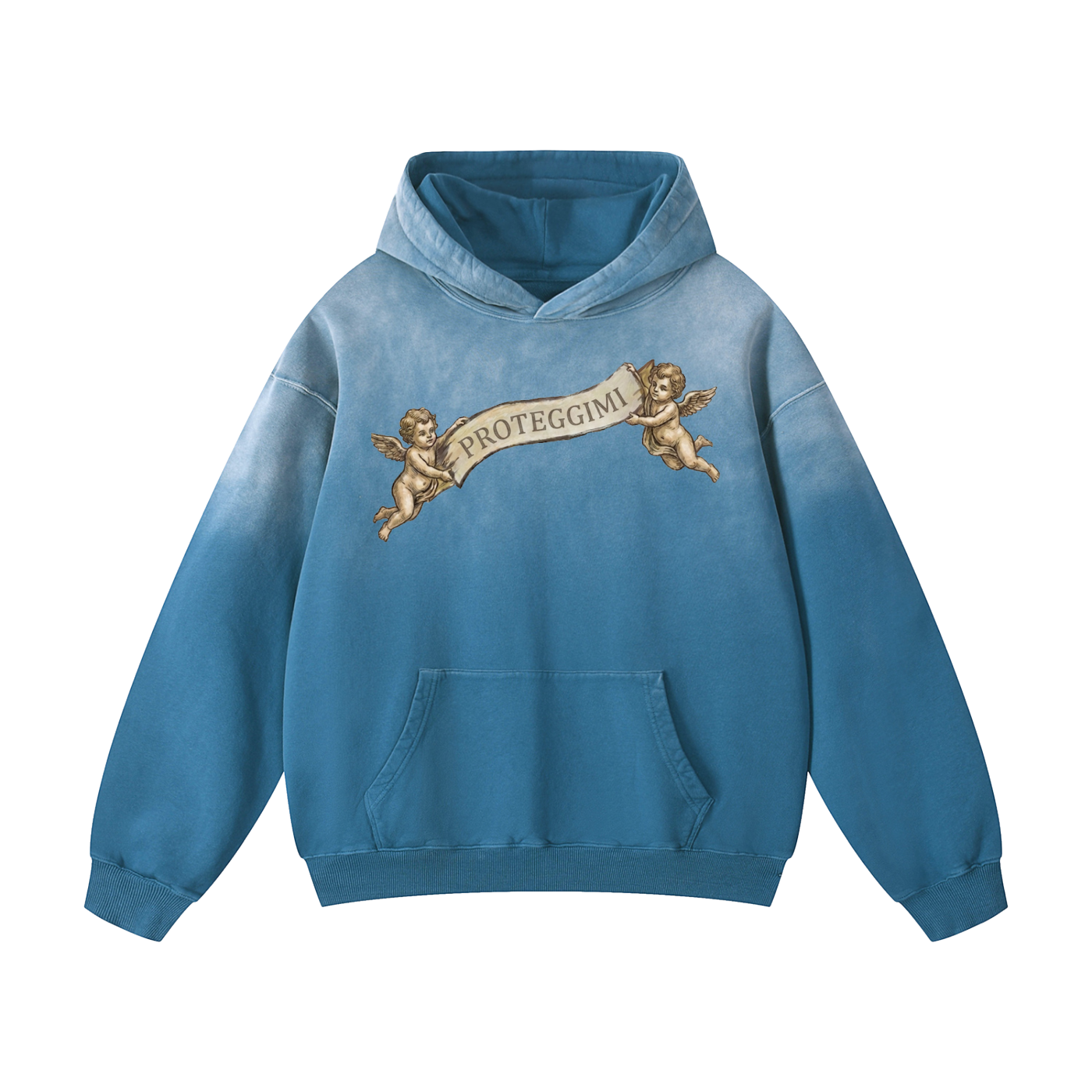 Proteggimi // Heavyweight Sunfade Oversized Hoodie