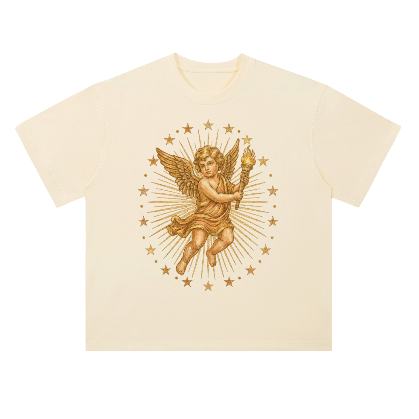 Cherub Milagro // Heavyweight Drop Shoulder Cotton T-Shirt