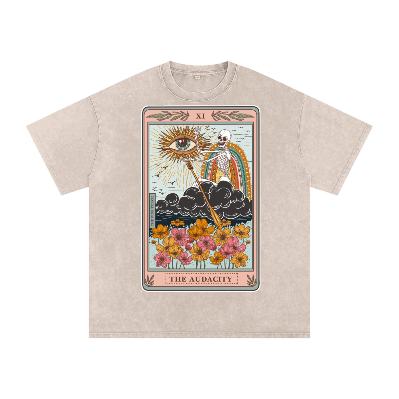 The Audacity // Snow Washed Oversized Cotton T-Shirt