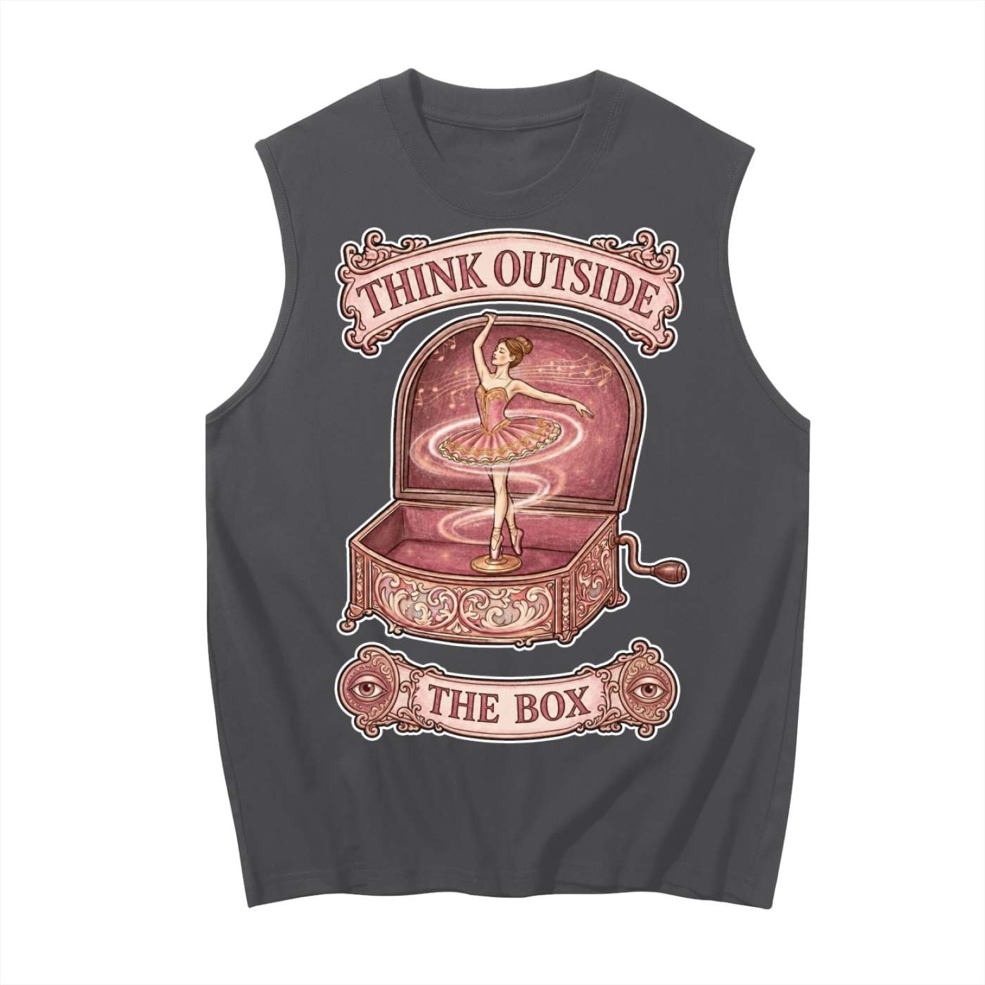 Think Outside the Box // Unisex Boxy Tank