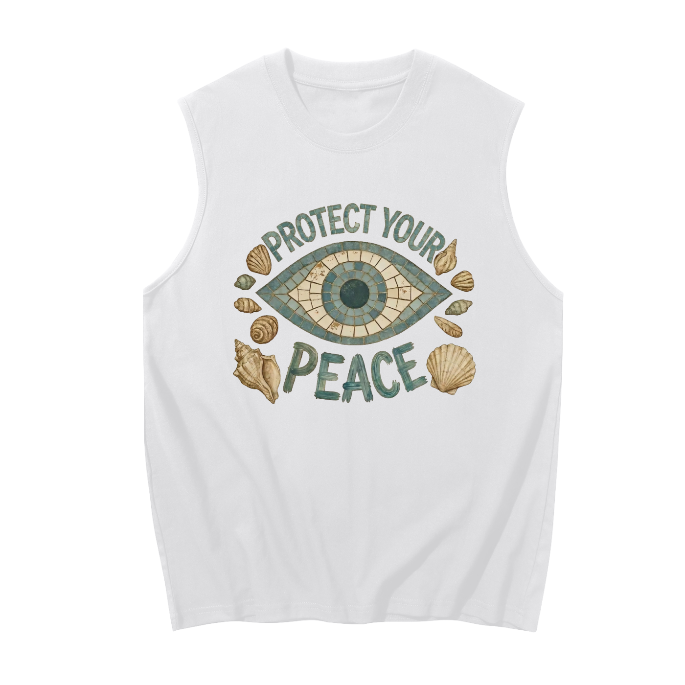 Protect Your Peace // Unisex Boxy Cotton Tank