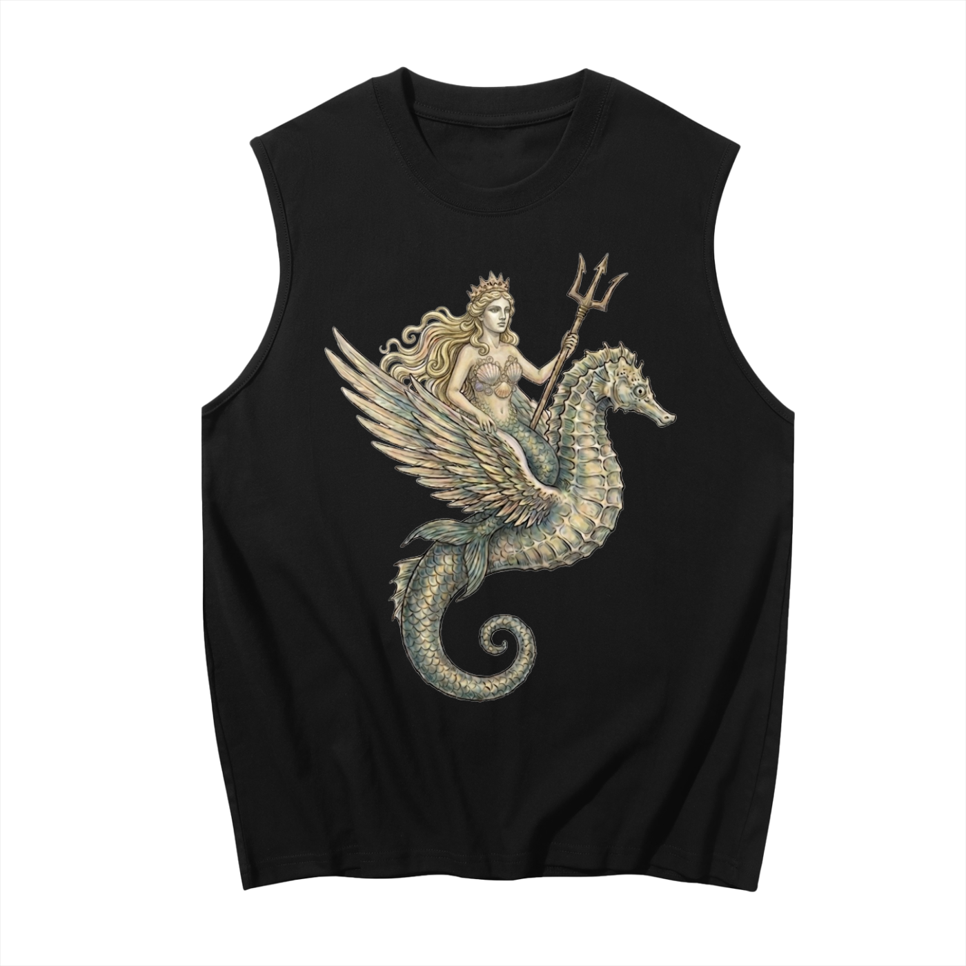 Sea Queen // Unisex Boxy Cotton Tank