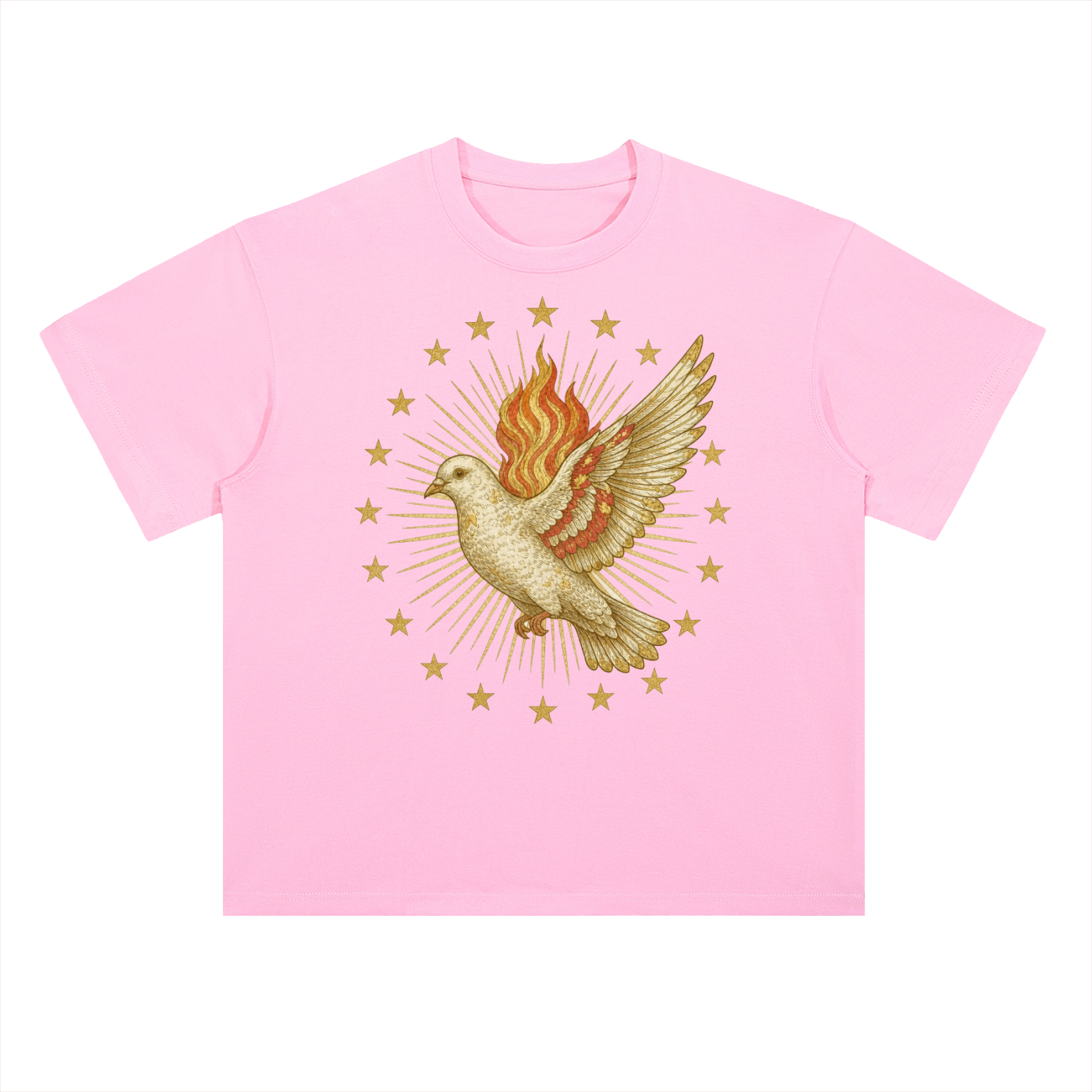 Holy Dove Milagro // Heavyweight Drop Shoulder Cotton T-Shirt