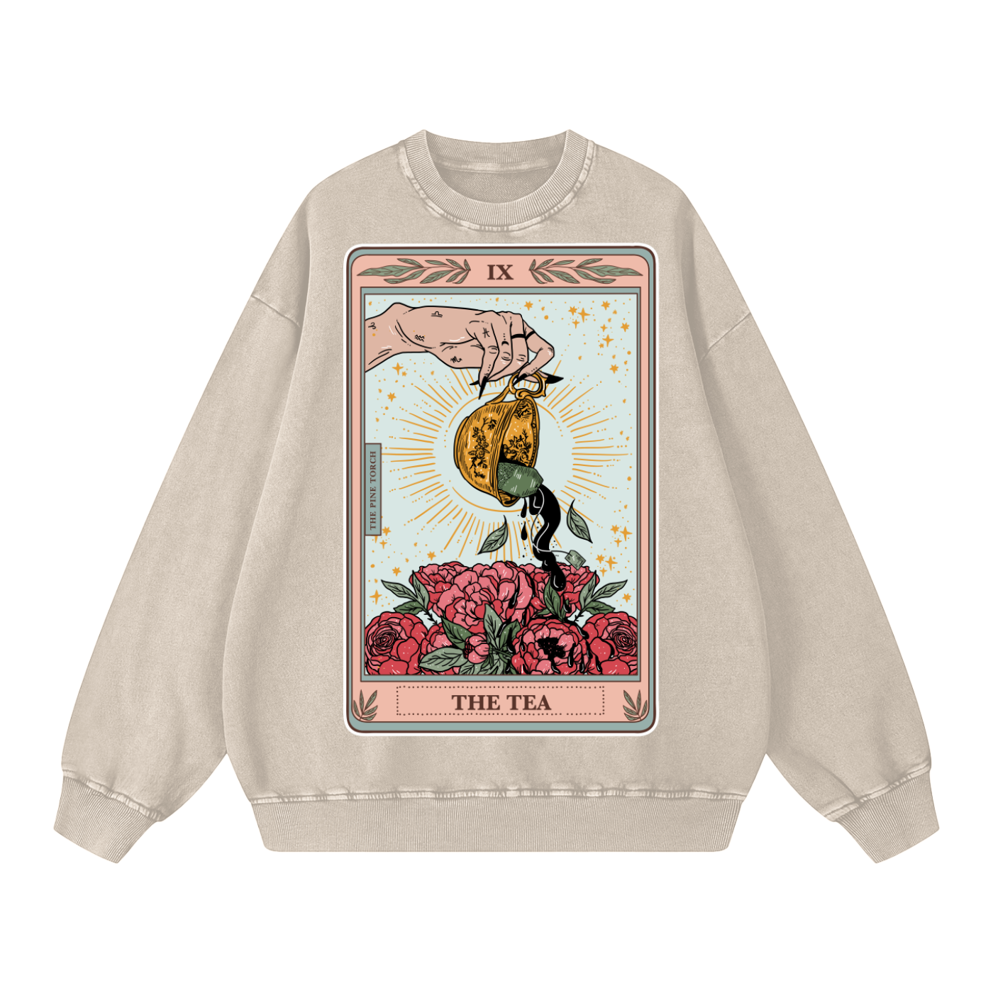 The Tea // Snow Washed Oversized Sweatshirt