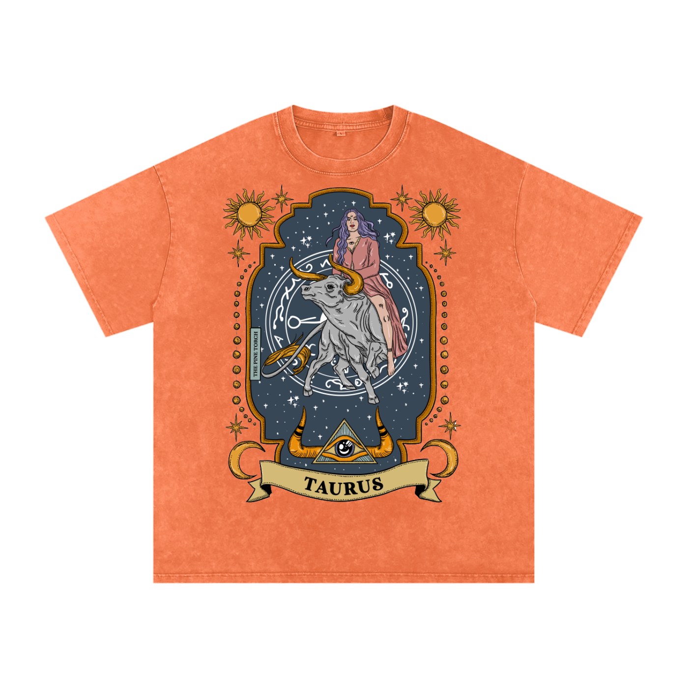 Taurus // Snow Washed Oversized Cotton T-Shirt