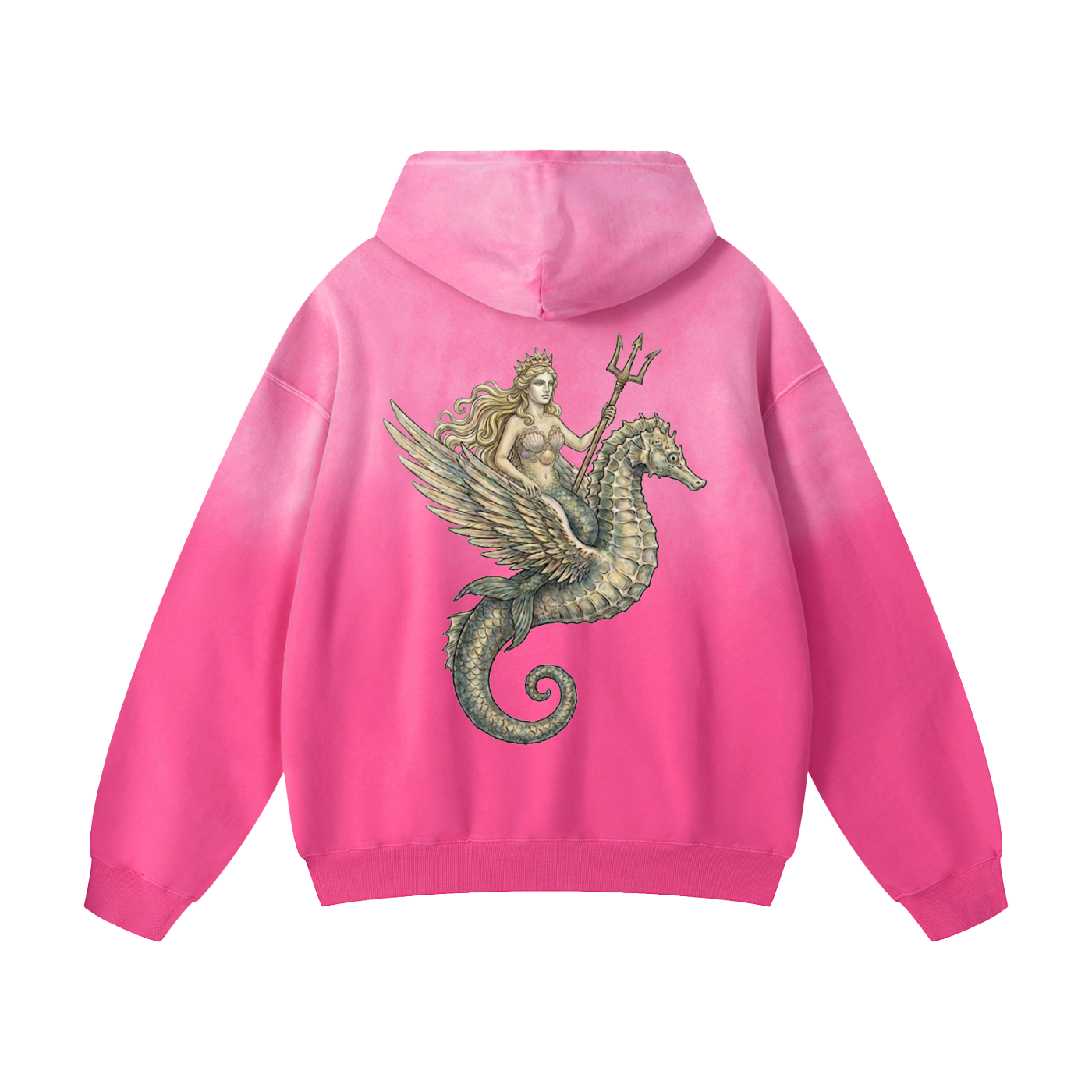 Sea Queen // Heavyweight Sunfade Oversized Hoodie
