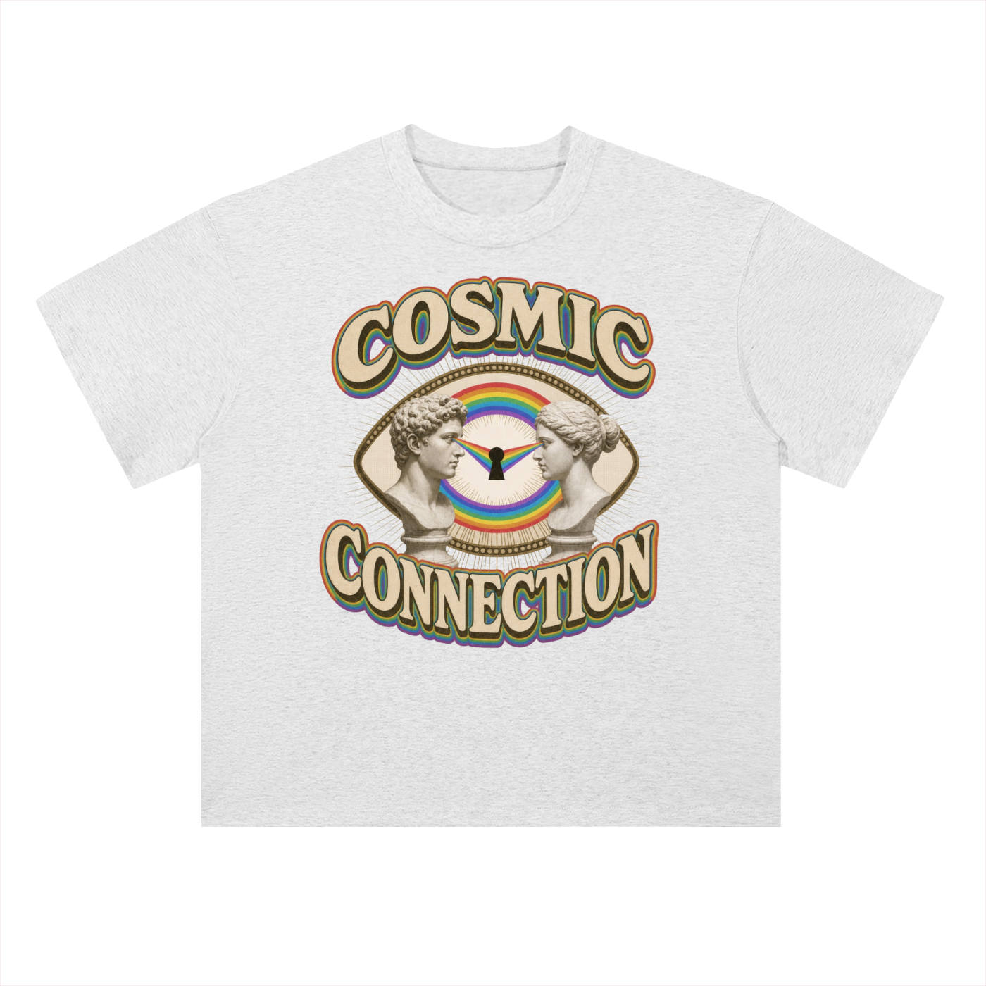 Cosmic Connection // Heavyweight Drop Shoulder Cotton T-Shirt