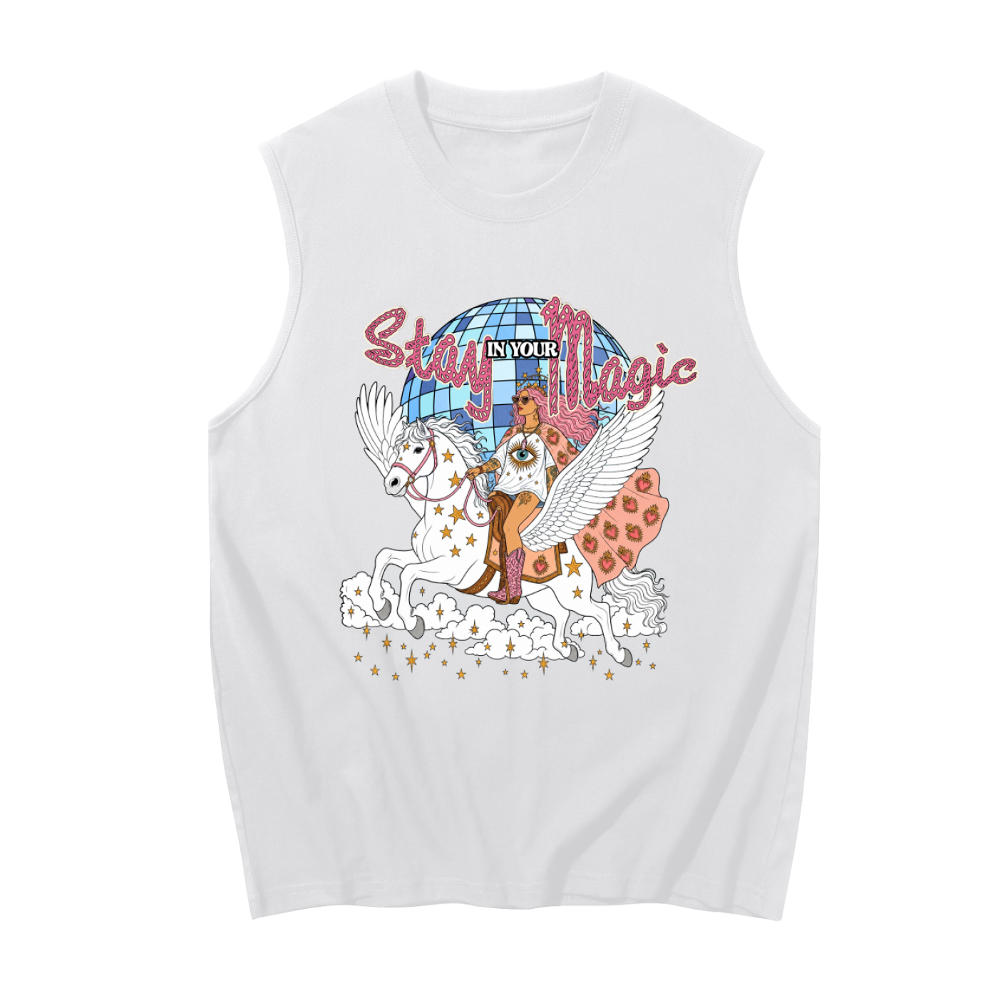 Stay in Your Magic // Unisex Boxy Tank