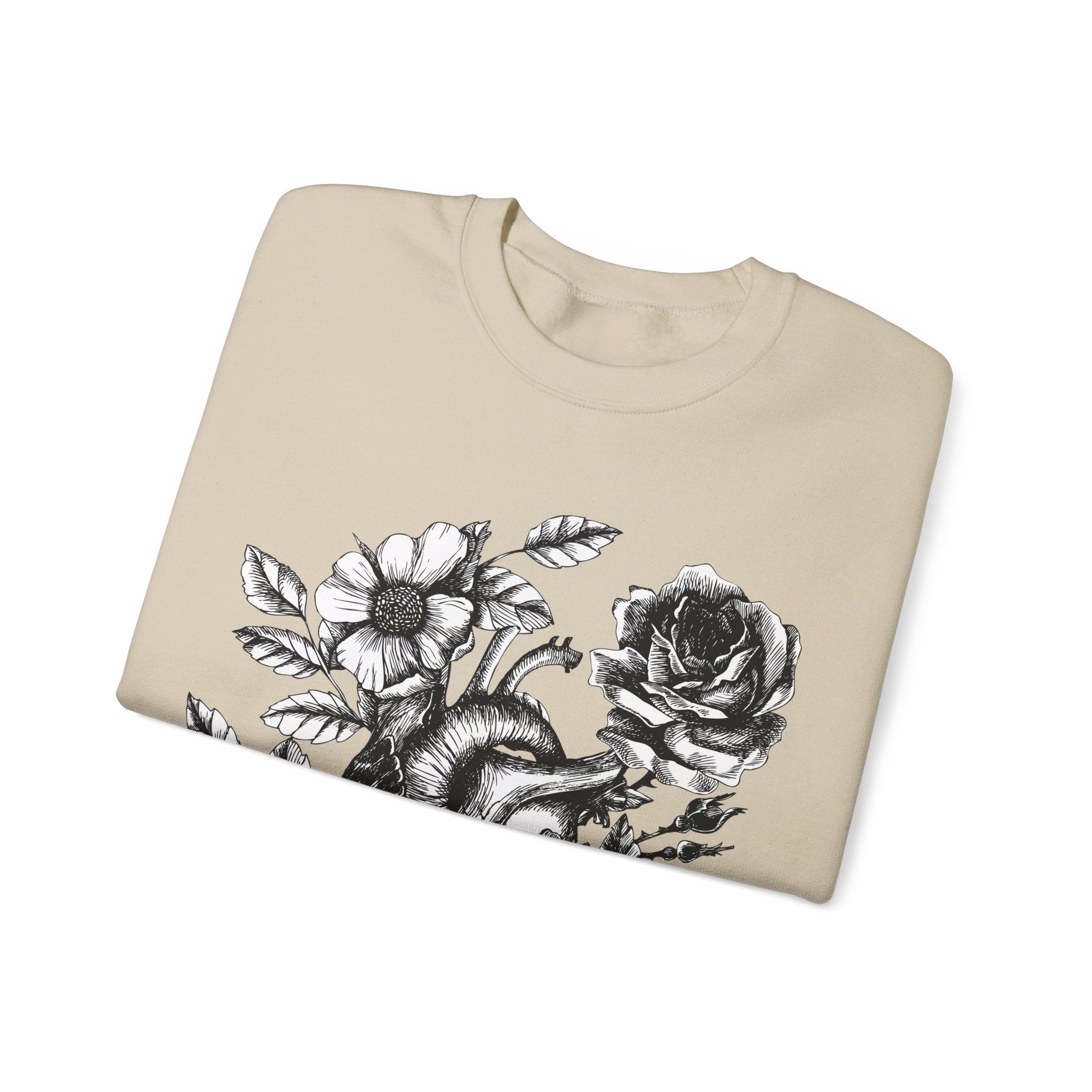 SACRED HEART (BW) // UNISEX PULLOVER
