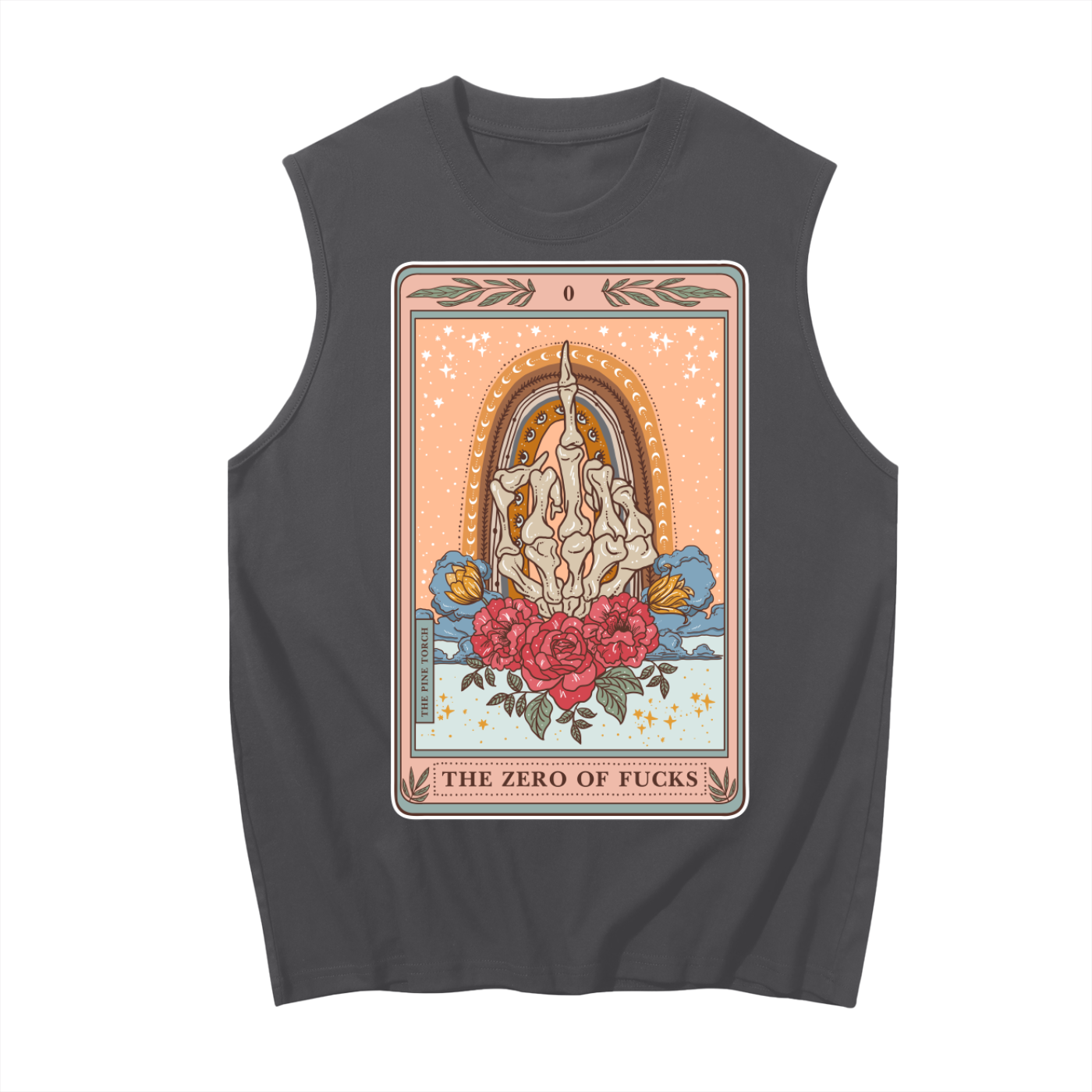 The Zero of Fucks // Unisex Boxy Cotton Tank