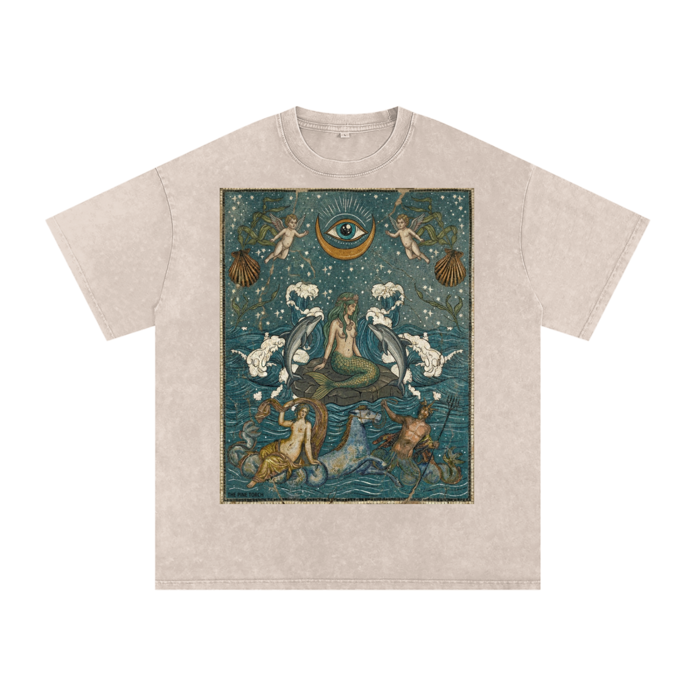 Sea Ménagère // Snow Washed Oversized Cotton T-Shirt