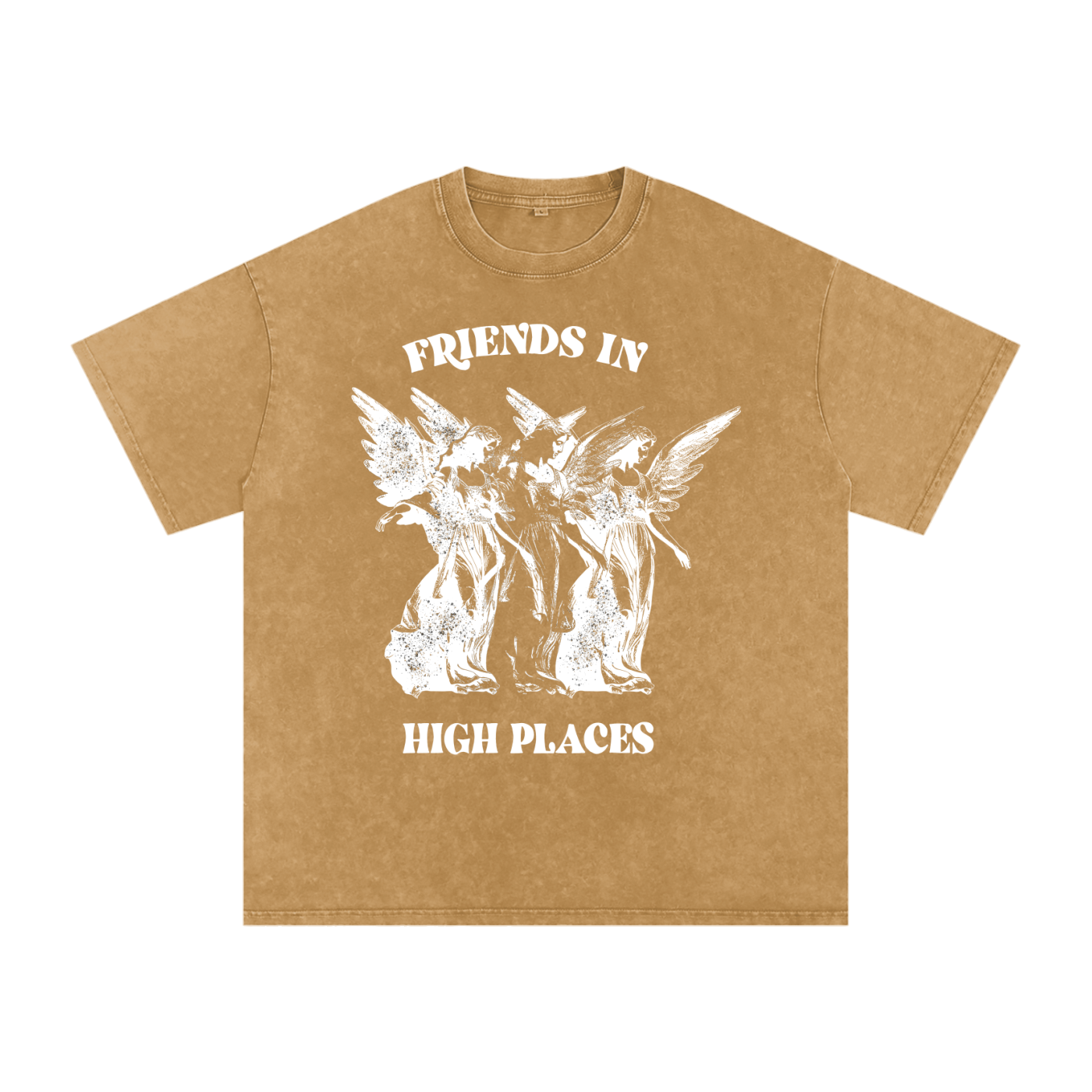 Friends in High Places // Snow Washed Oversized Cotton T-Shirt
