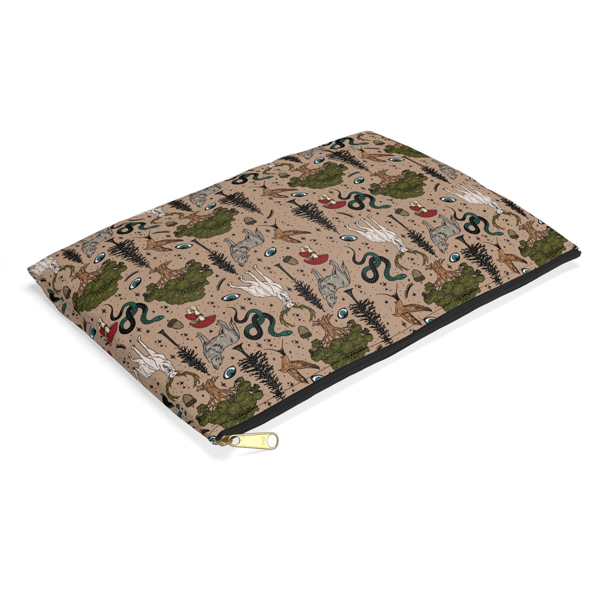 INTO THE WOODS // COSMETIC ZIP POUCH