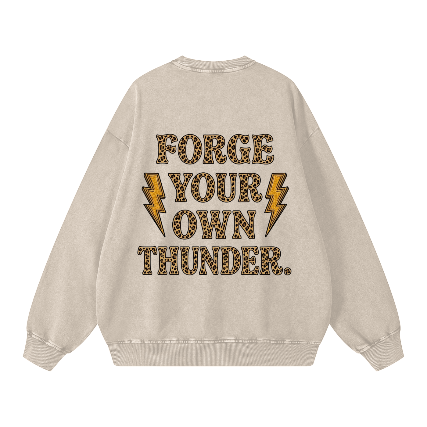 Snow Washed Oversized Sweatshirt