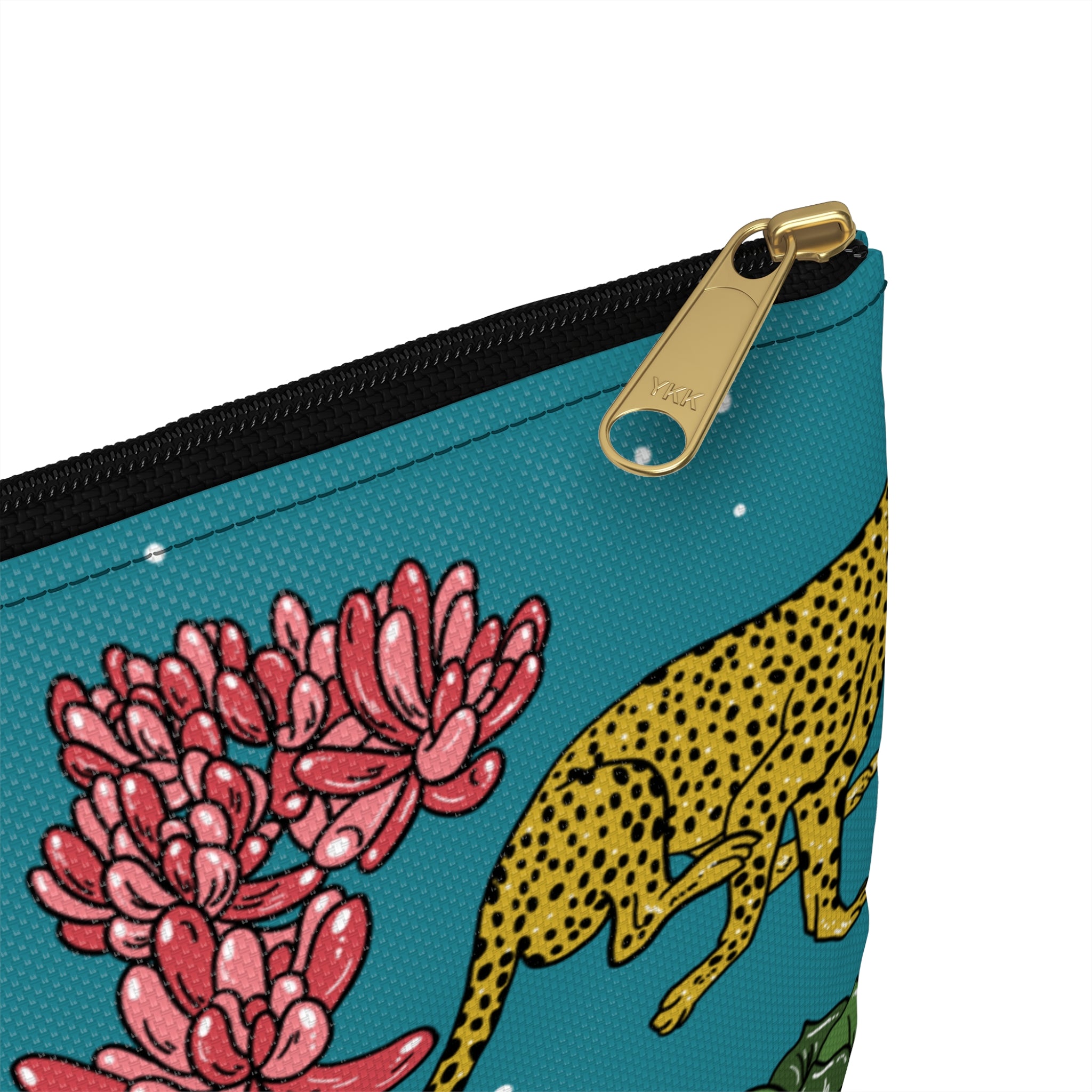 DESERT LEOPARD // COSMETIC ZIP POUCH