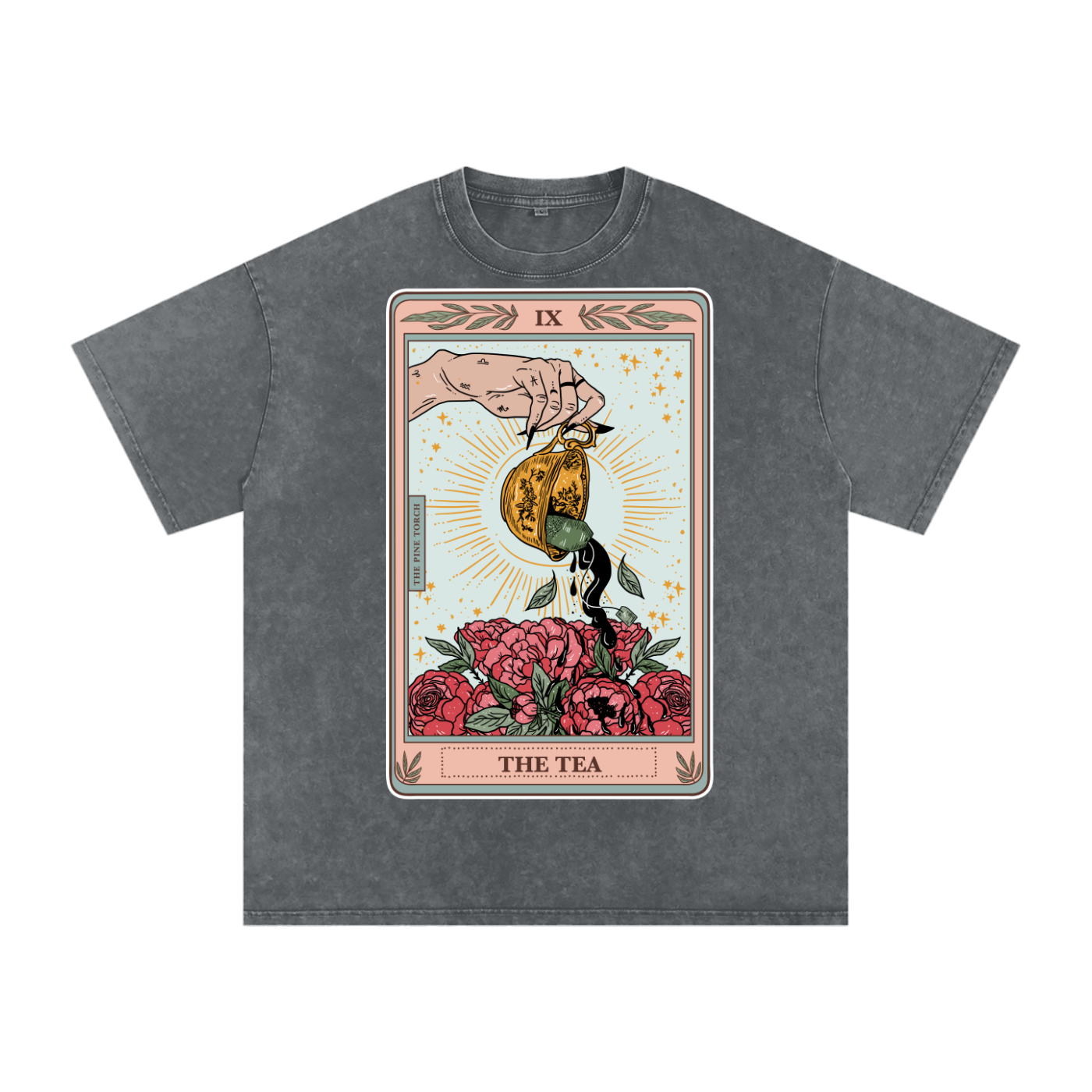 The Tea // Snow Washed Oversized Cotton T-Shirt