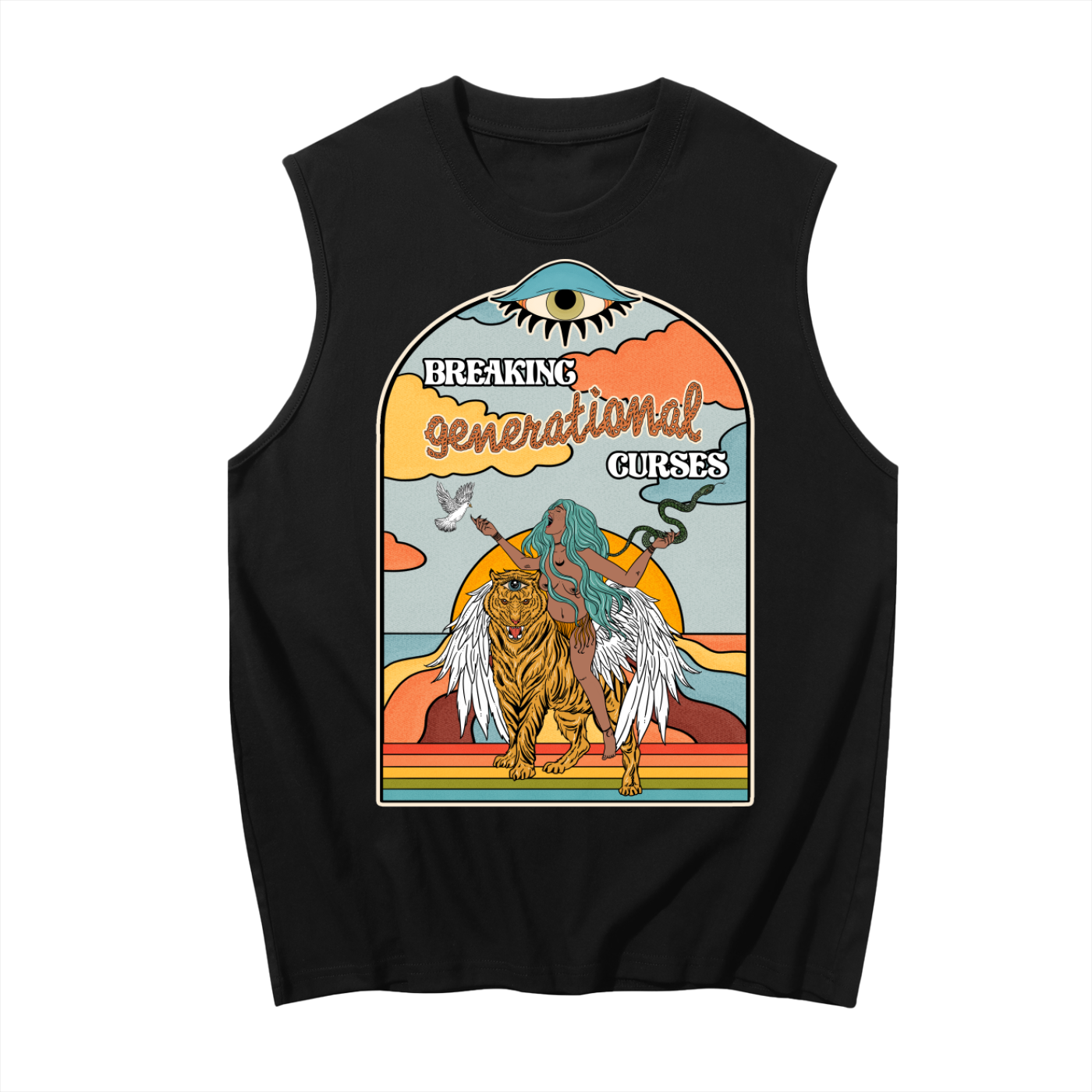 Healing Generational Curses // Unisex Boxy Tank
