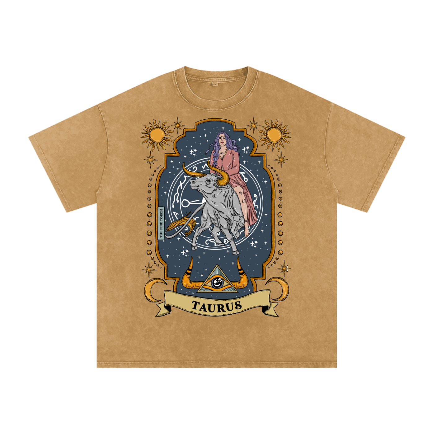 Taurus // Snow Washed Oversized Cotton T-Shirt