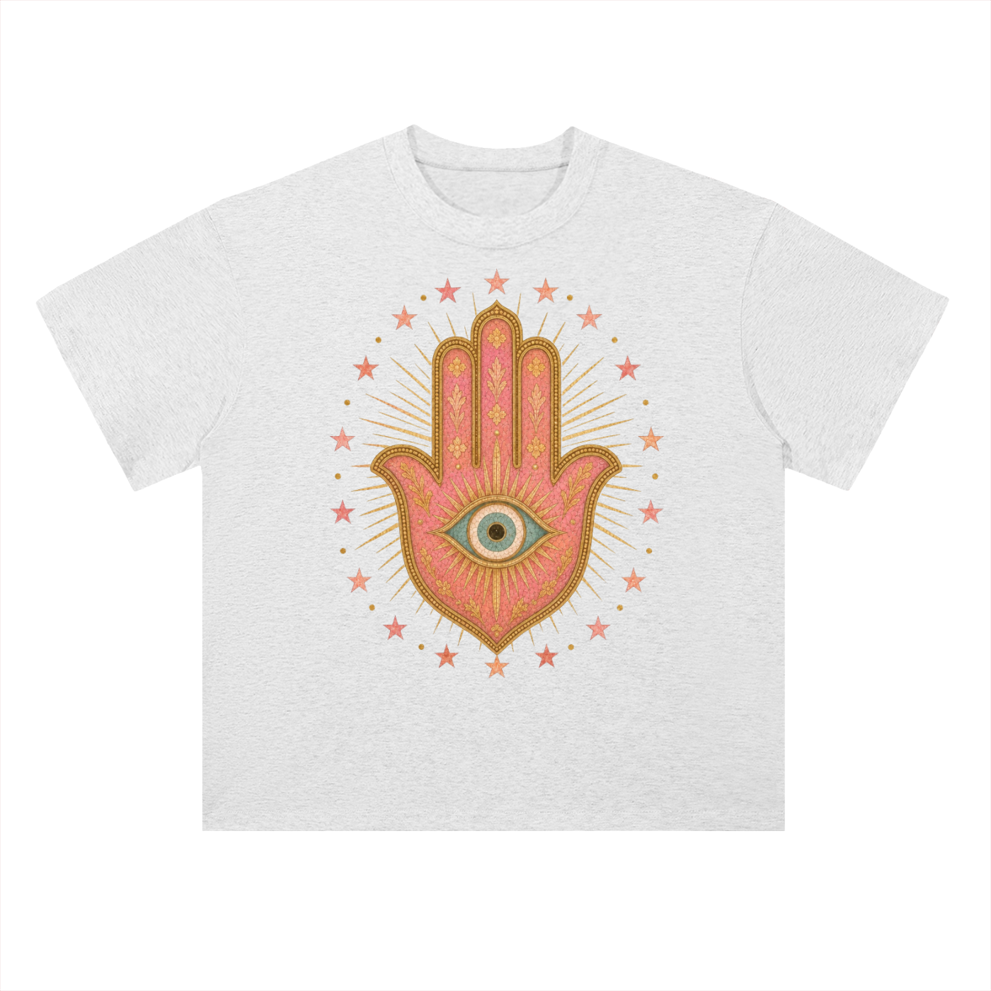 Hamsa Milagro // Heavyweight Drop Shoulder Cotton T-Shirt