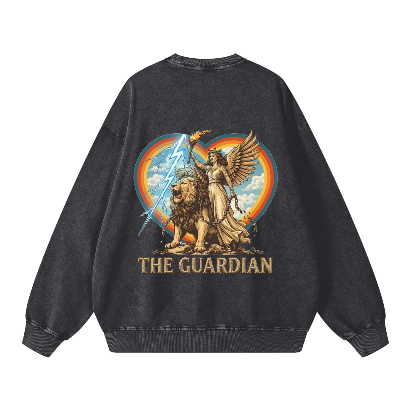 Mama Guardian // Snow Washed Oversized Sweatshirt
