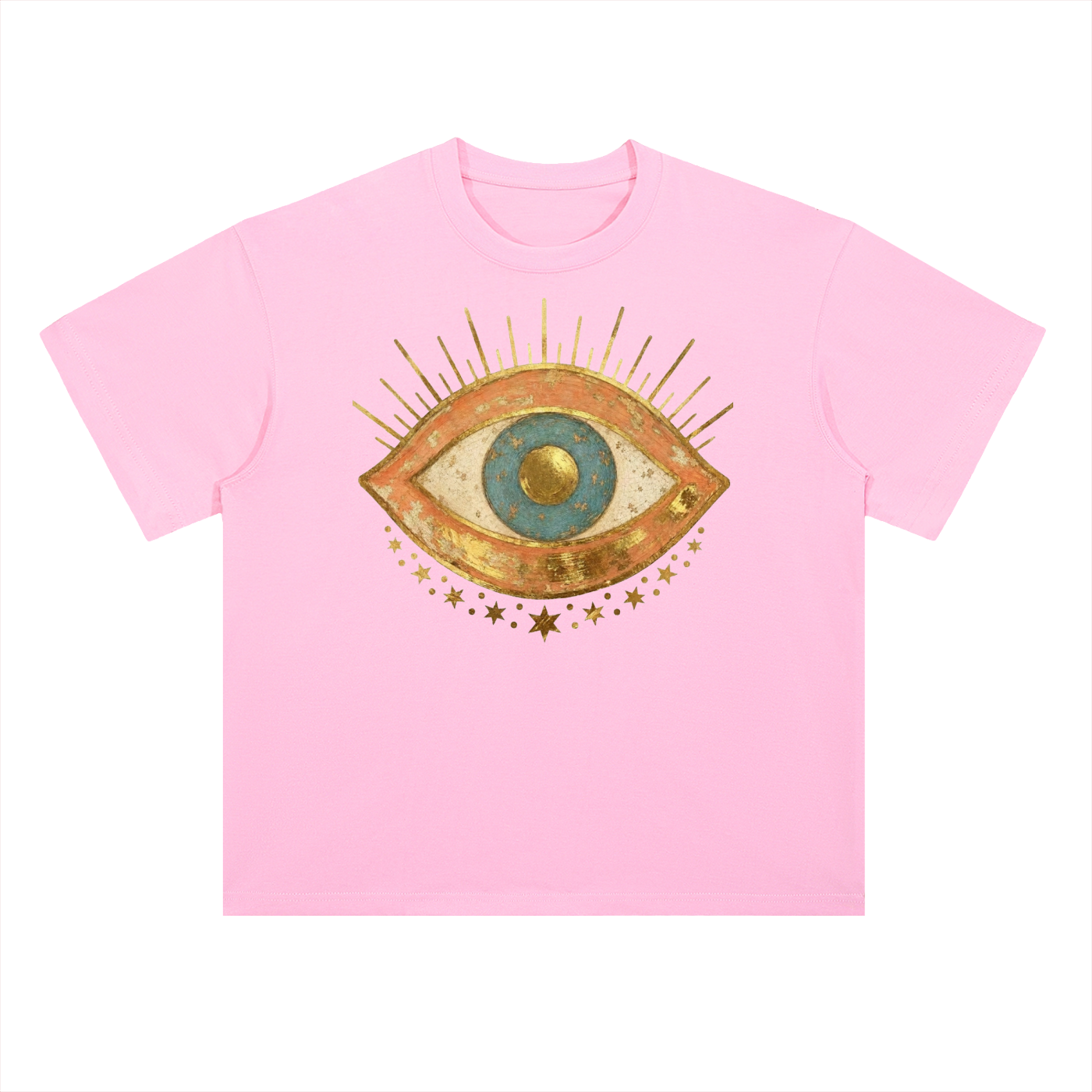 Evil Eye Milagro // Heavyweight Drop Shoulder Cotton T-Shirt