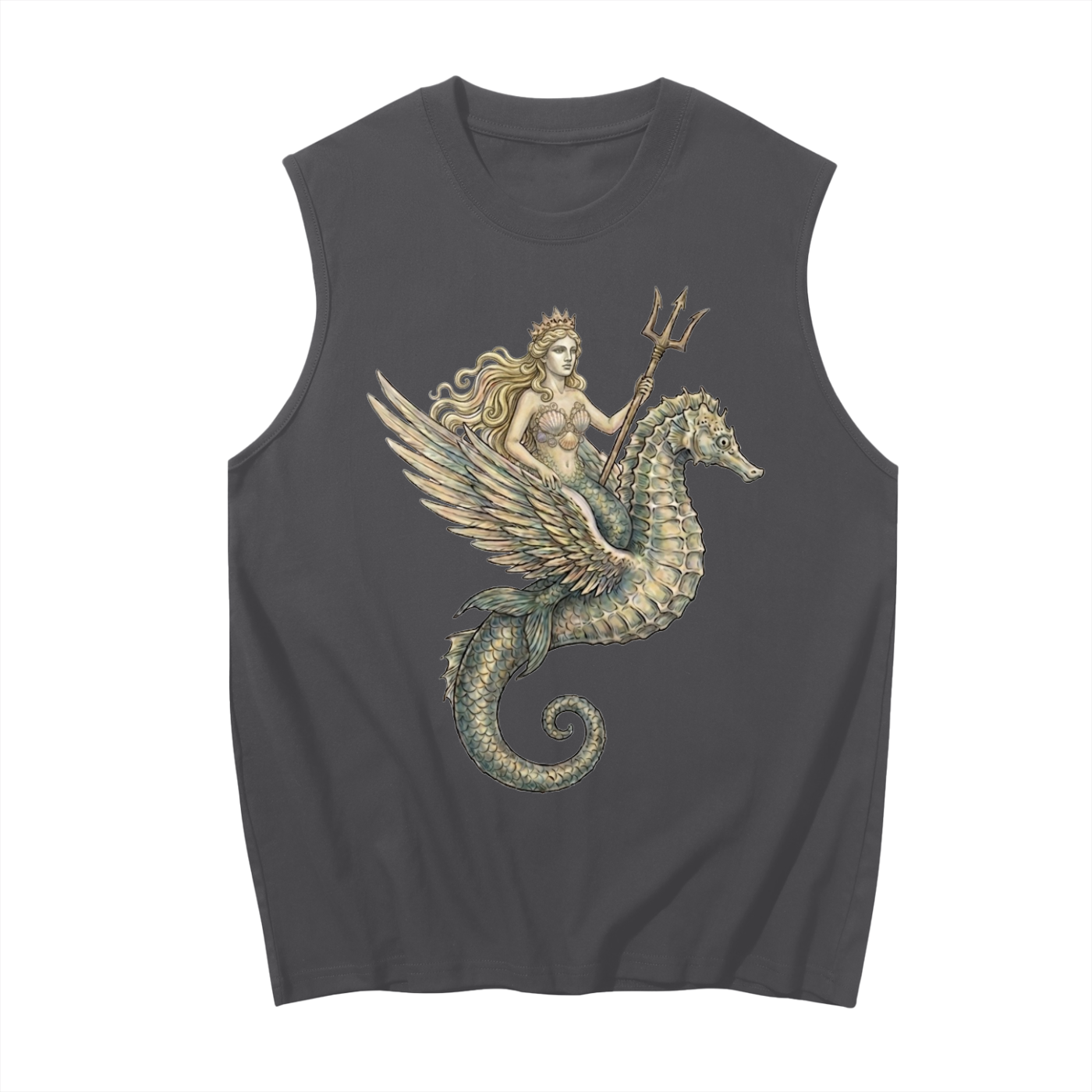 Sea Queen // Unisex Boxy Cotton Tank