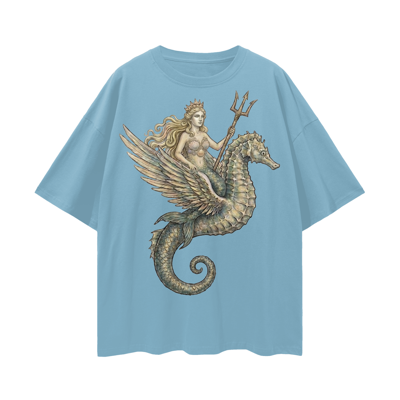 Sea Queen // Oversized Drop Shoulder T-Shirt
