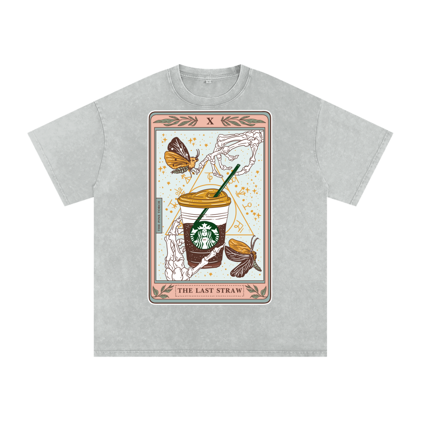 The Last Straw // Snow Washed Oversized Cotton T-Shirt
