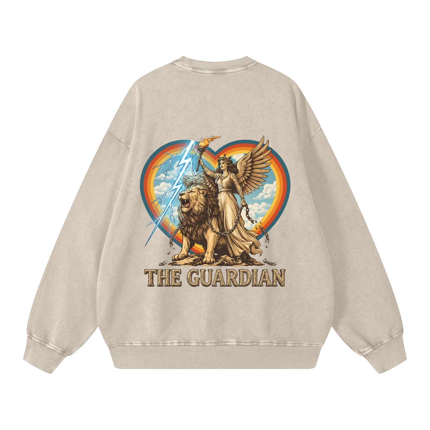 Mama Guardian // Snow Washed Oversized Sweatshirt