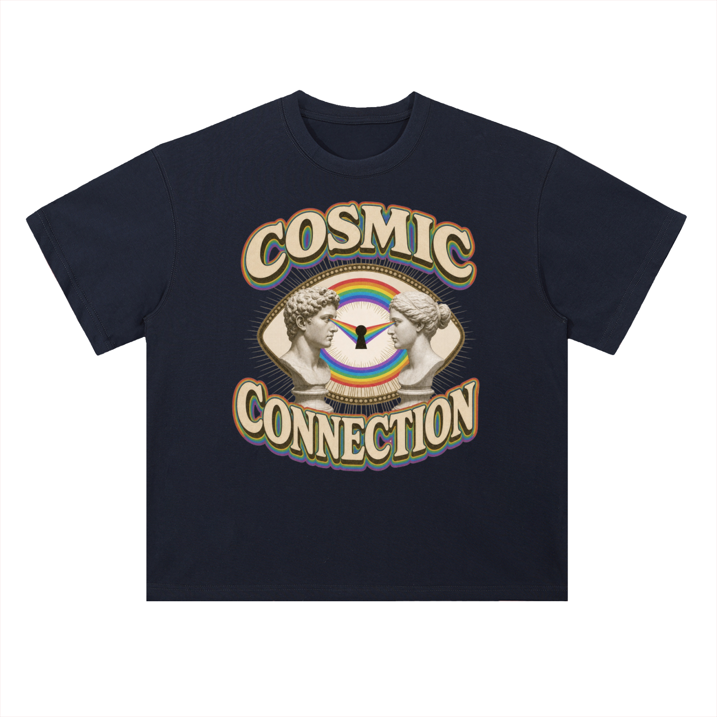 Cosmic Connection // Heavyweight Drop Shoulder Cotton T-Shirt