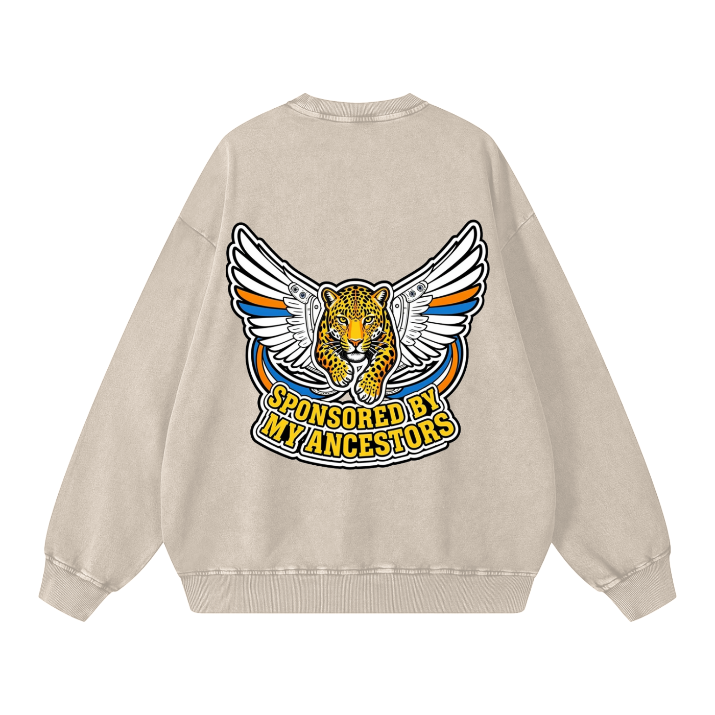 Sponsored by My Ancestors // Snow Washed Oversized Sweatshirt