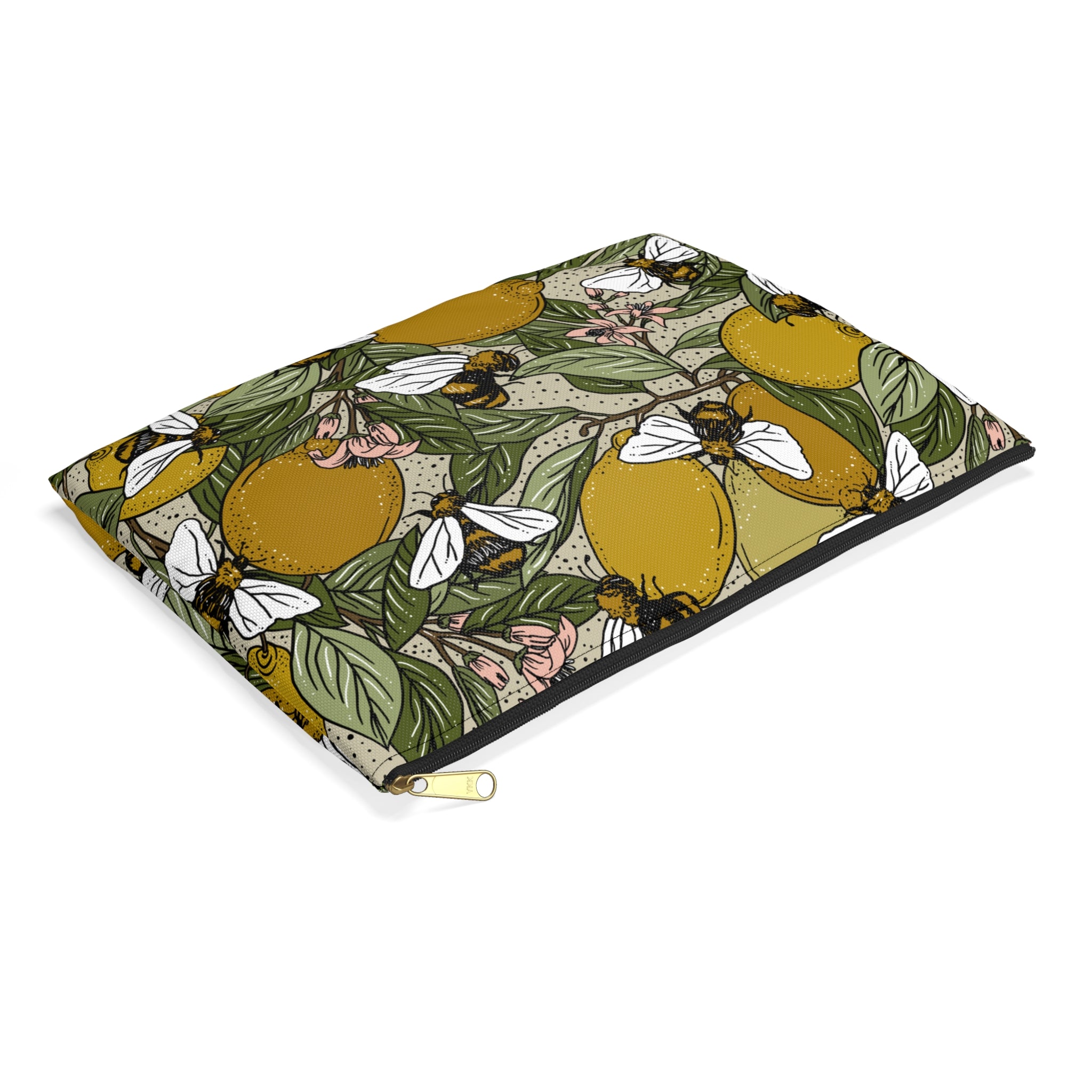 LEMON BLOSSOM // COSMETIC ZIP POUCH