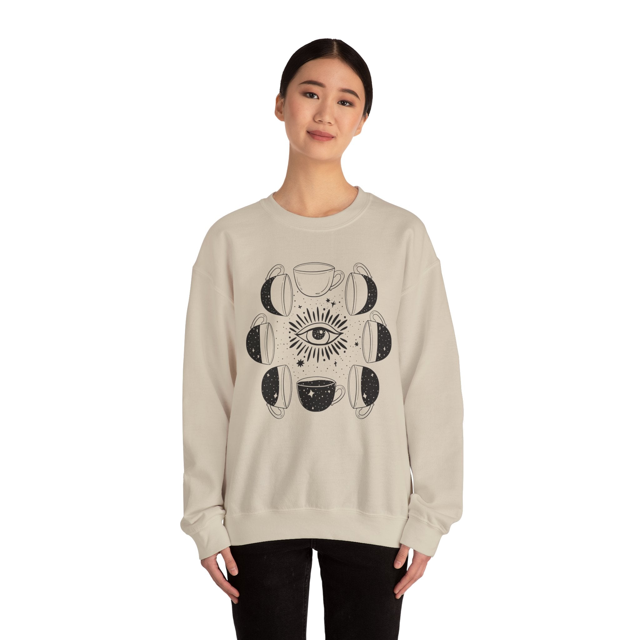 MOON PHASE COFFEE // UNISEX PULLOVER