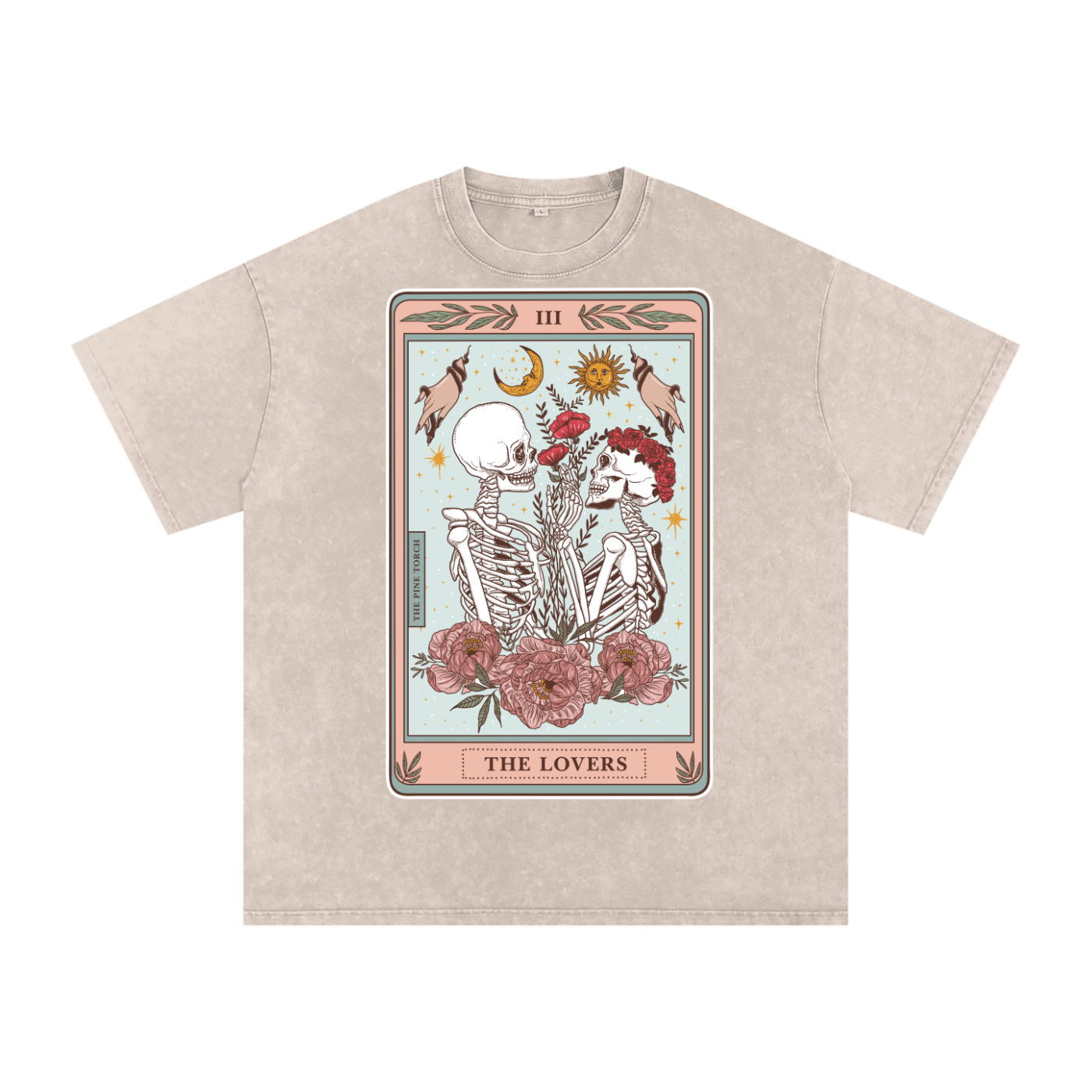 The Lovers // Snow Washed Oversized Cotton T-Shirt