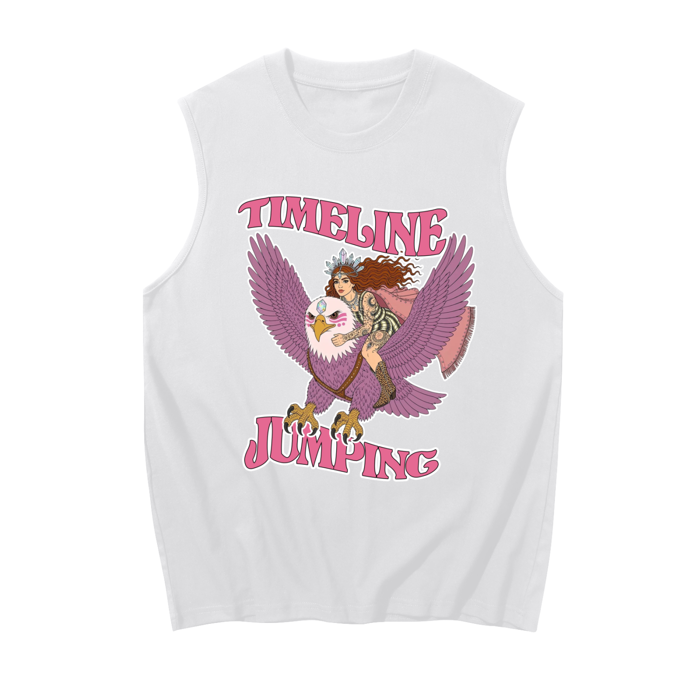 Timeline Jumping // Unisex Boxy Tank