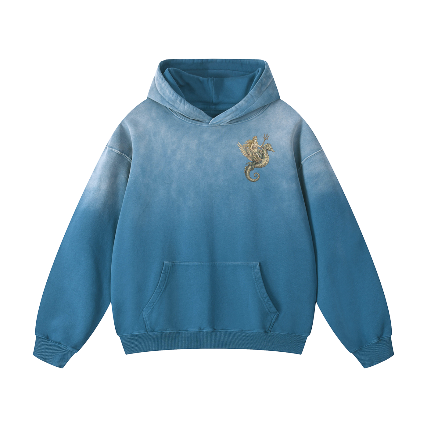 Sea Queen // Heavyweight Sunfade Oversized Hoodie