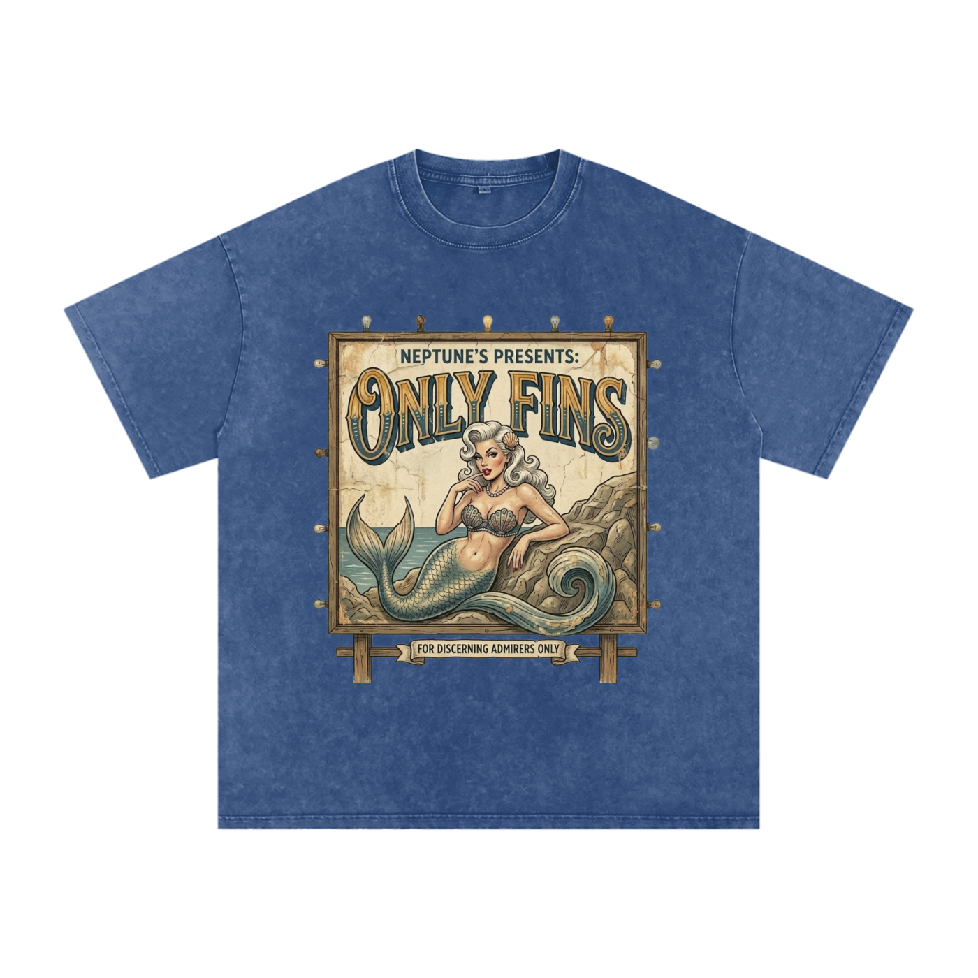 Only Fins // Snow Washed Oversized Cotton T-Shirt