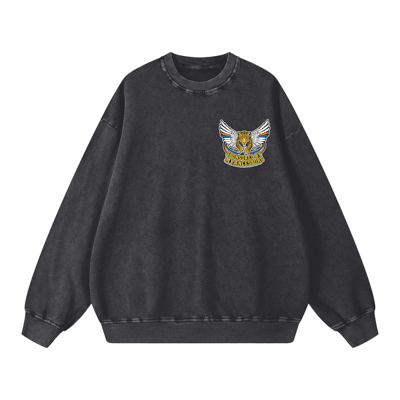 Sponsored by My Ancestors // Snow Washed Oversized Sweatshirt