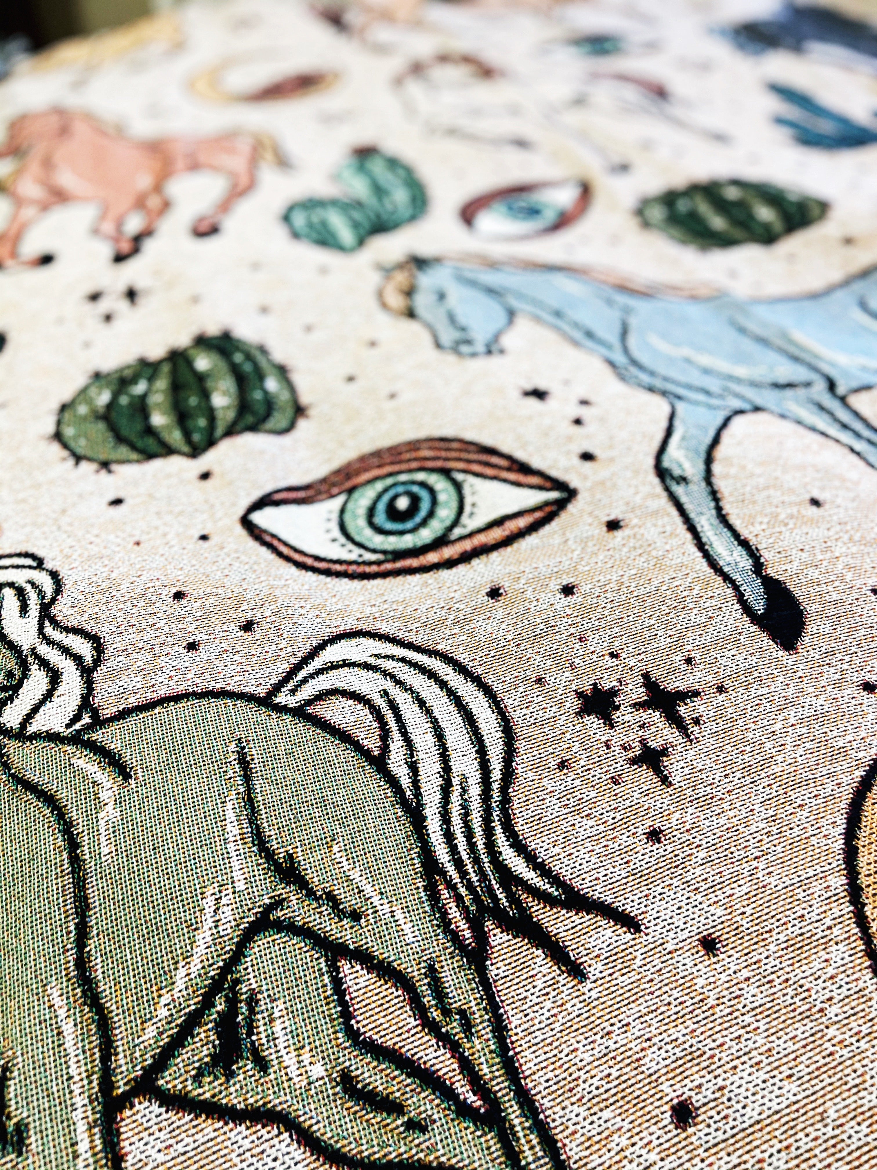 WILD HORSES // WOVEN FRINGE BLANKET