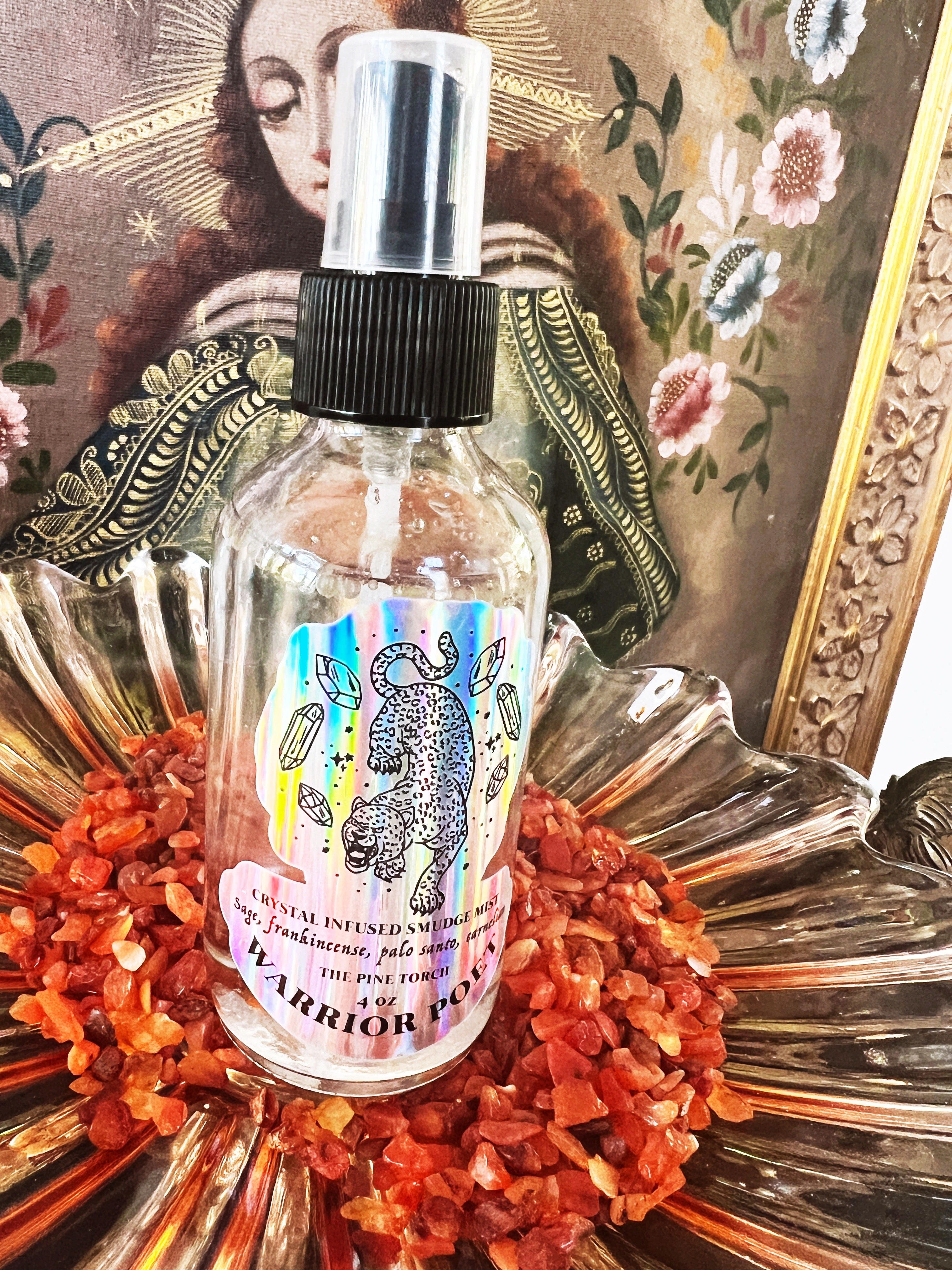 WARRIOR POET << CRYSTAL INFUSED SMUDGE MIST >>