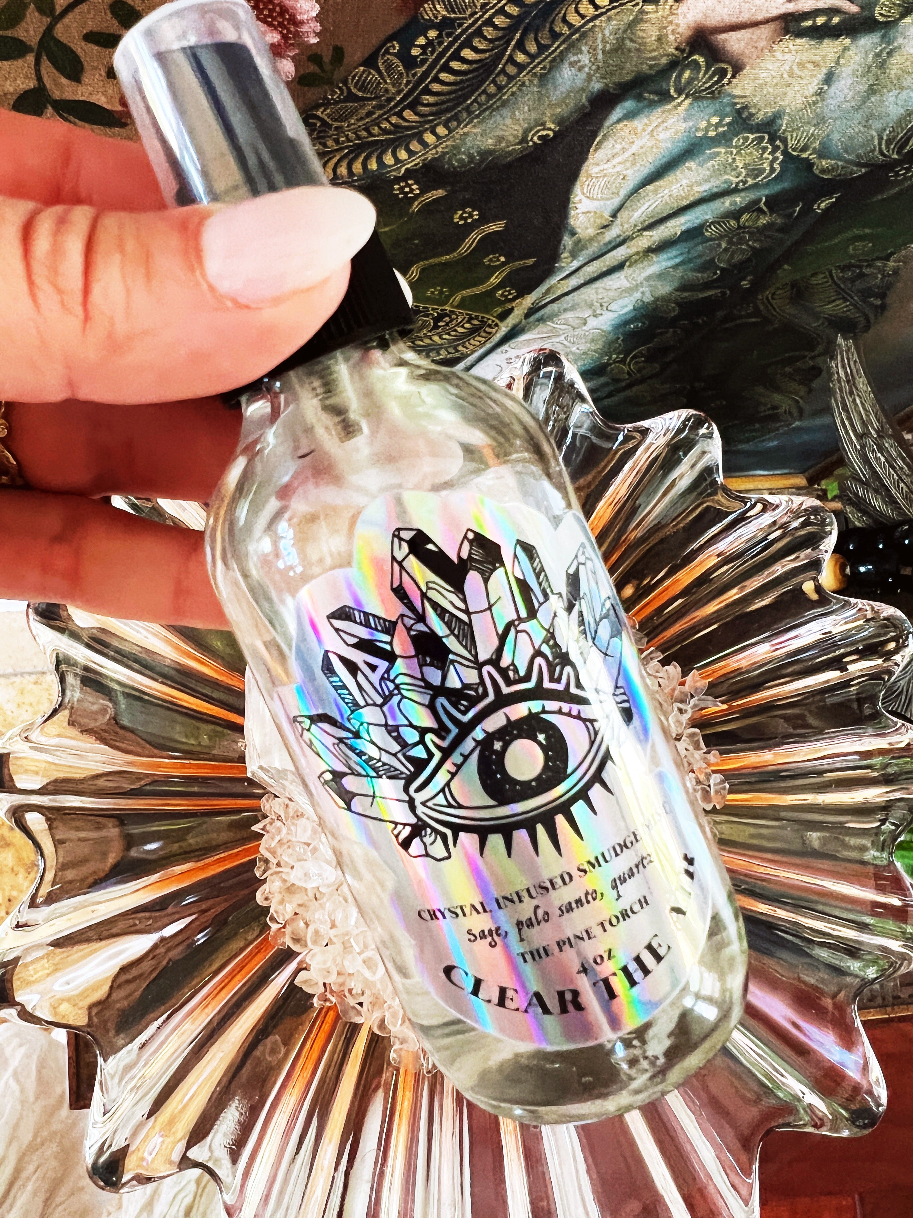 CLEAR THE AIR << CRYSTAL INFUSED SMUDGE MIST >>