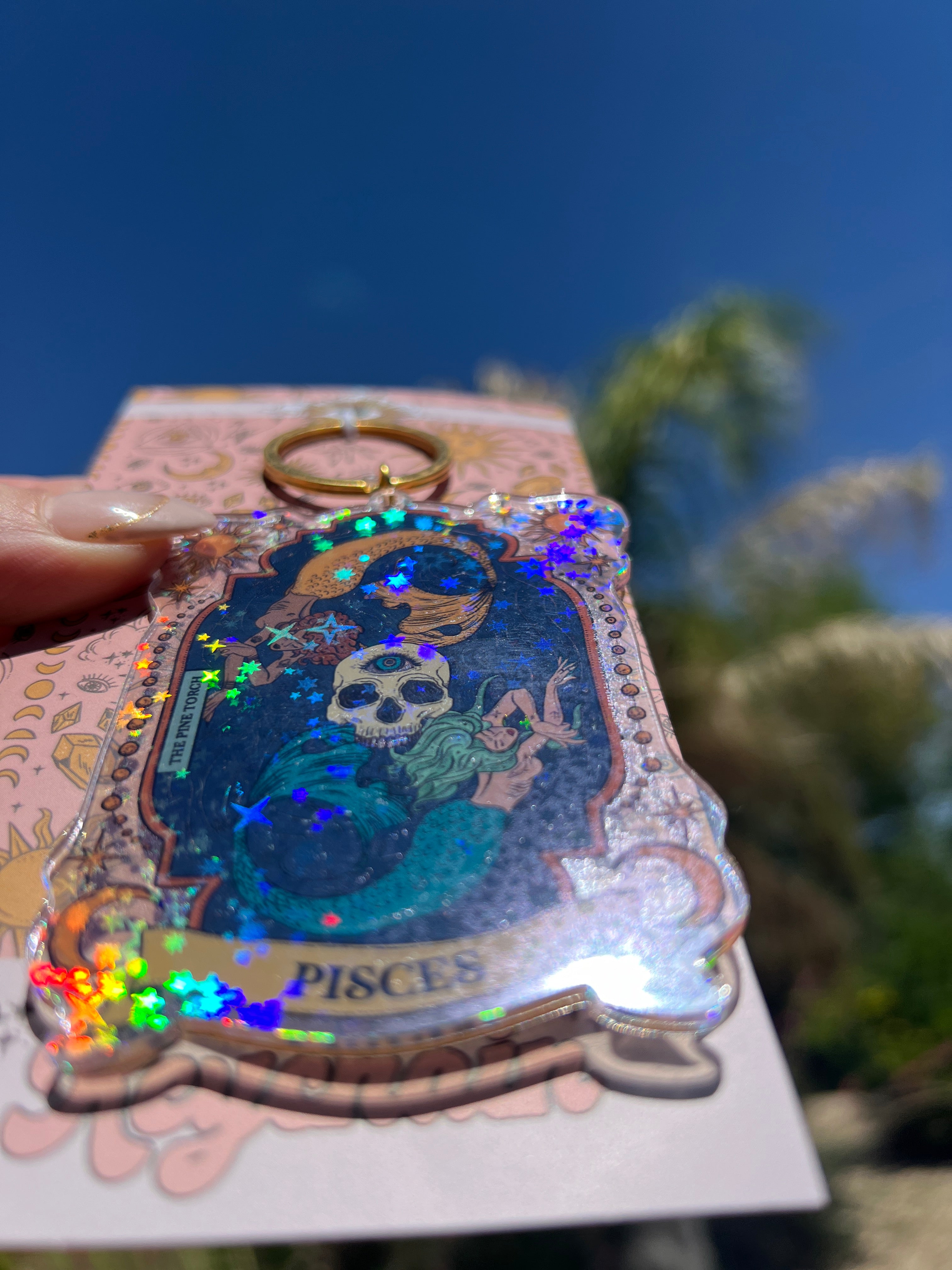 PISCES « HOLOGRAPHIC KEYCHAIN »